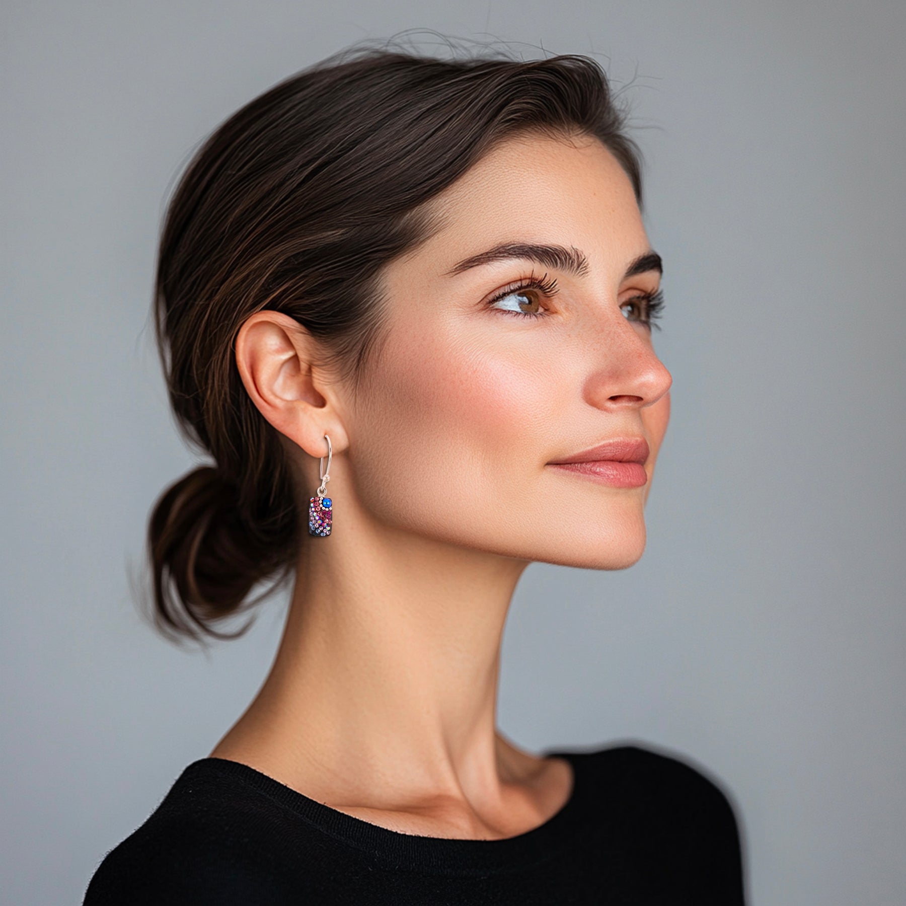 Petite Sparkle Streak Earrings (Bugambilia)