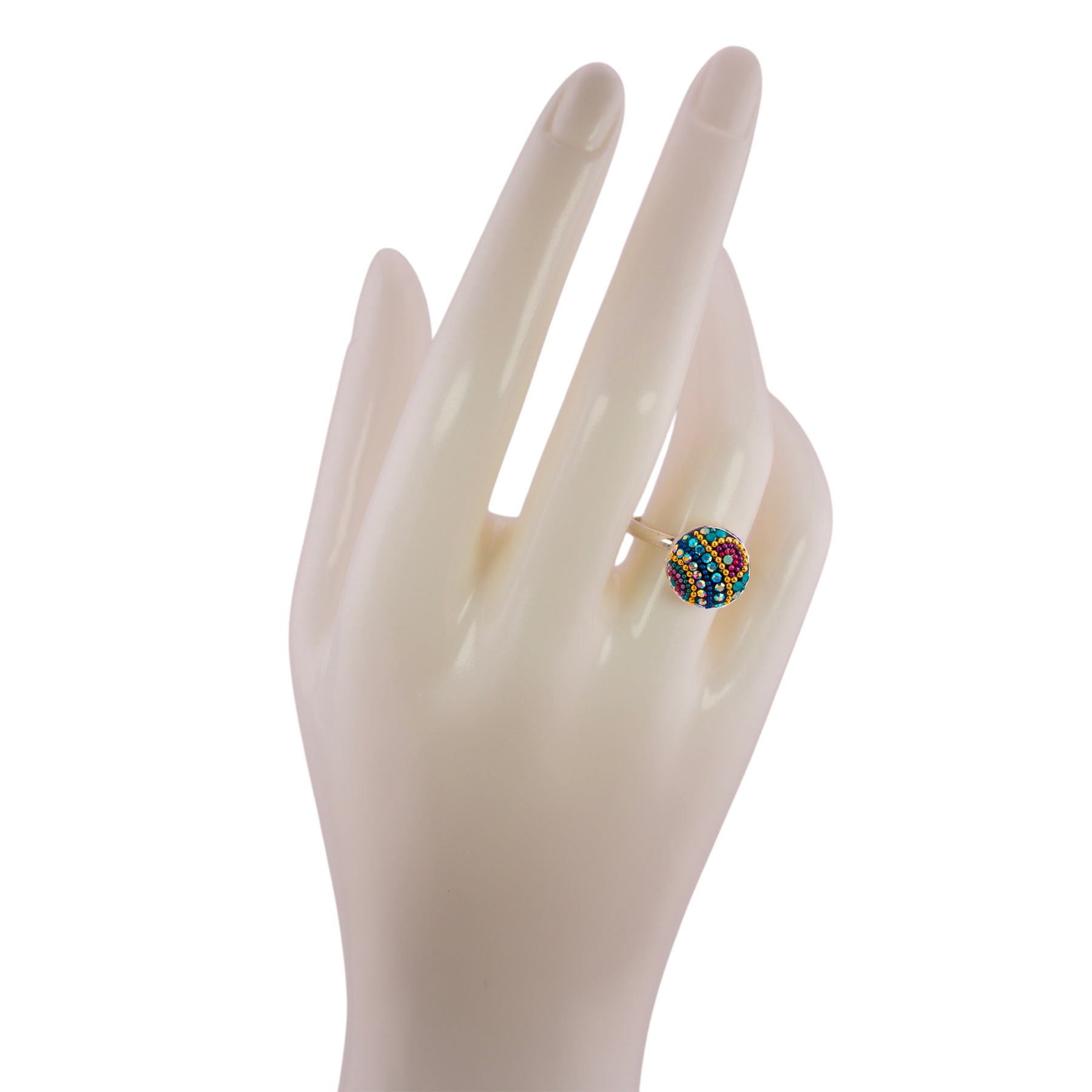 Stardance Adjustable Ring (Kaleiedescope)