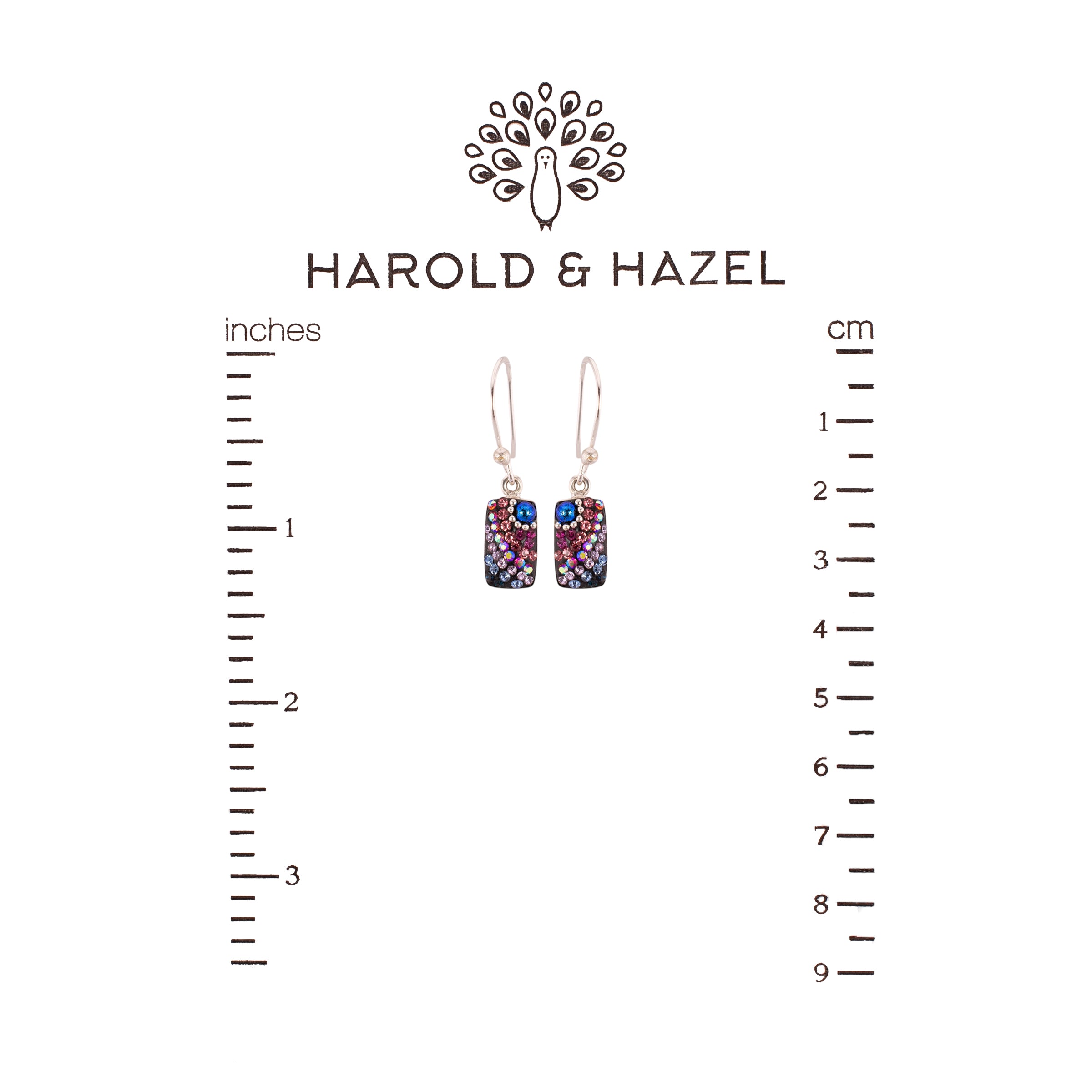 Petite Sparkle Streak Earrings (Bugambilia)