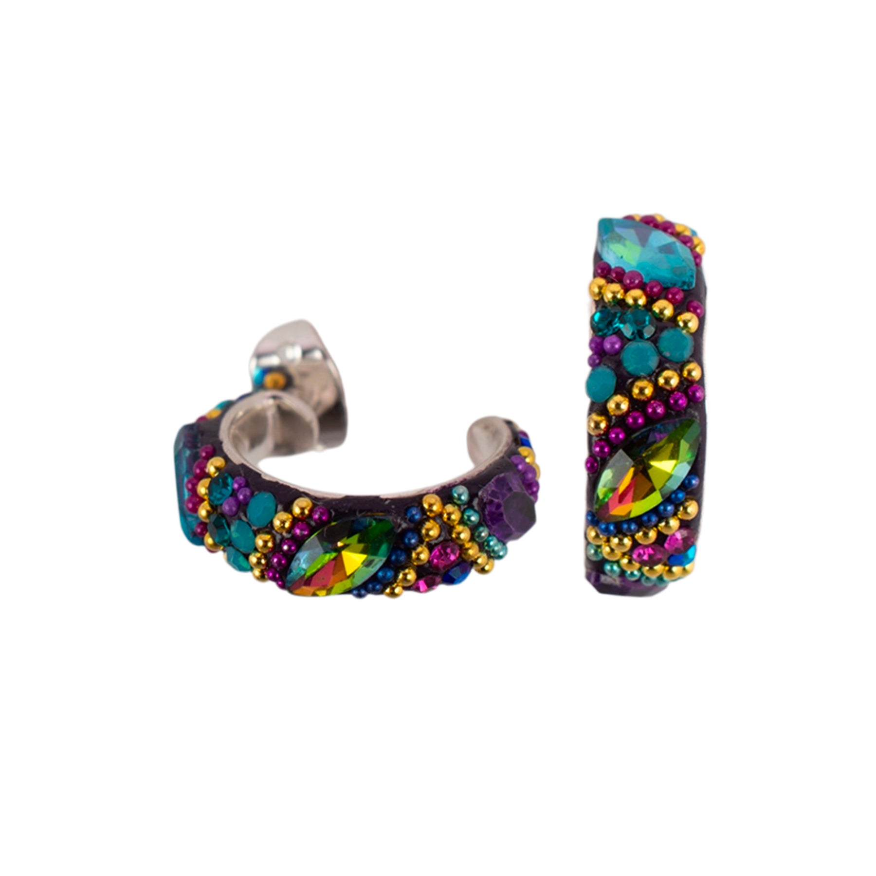 Petite Sparkling Huggie Hoops (Litmus)