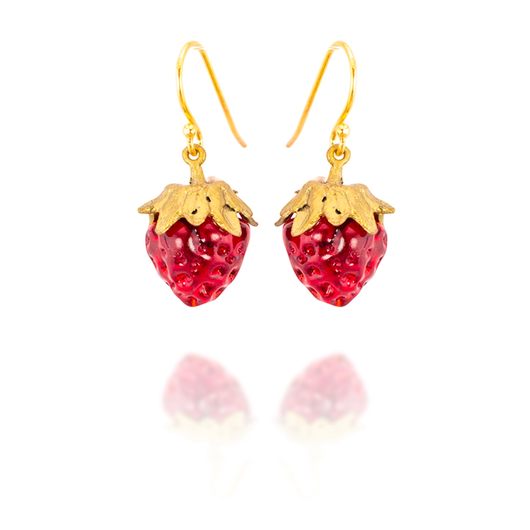 Strawberry Dainty Earrings (Final Sale)