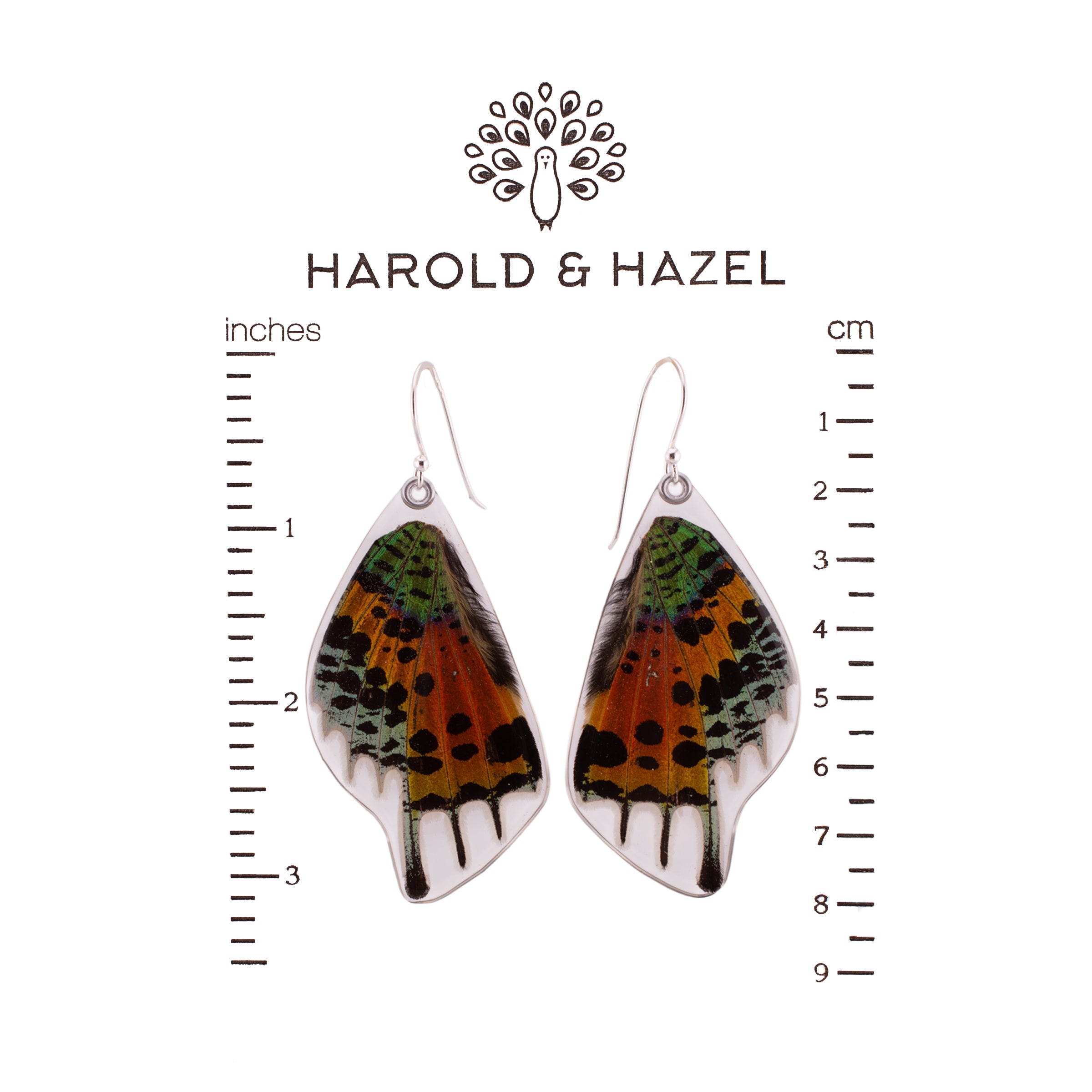 Sunset Moth Earrings