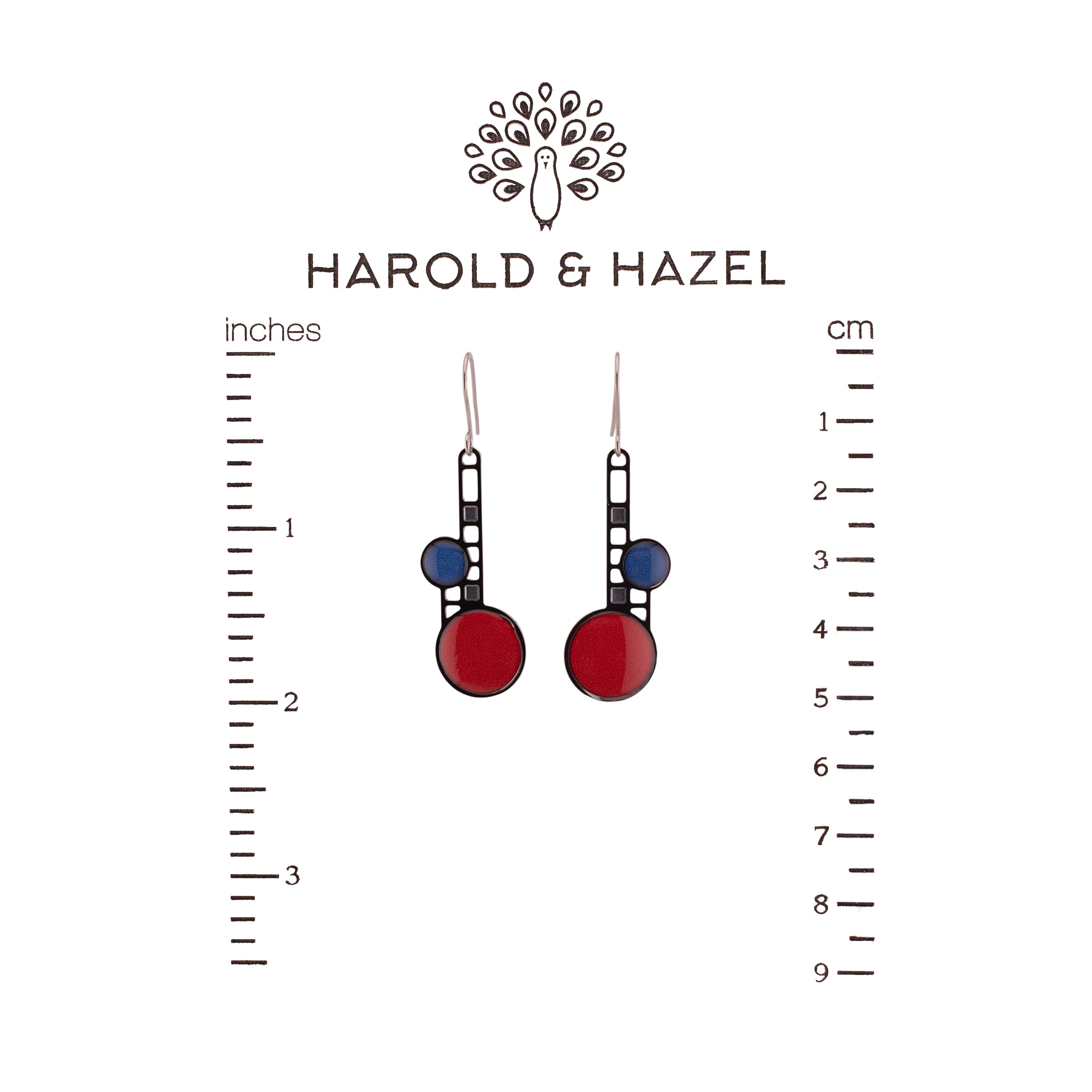 Frank Lloyd Wright Coonley House Window Earrings