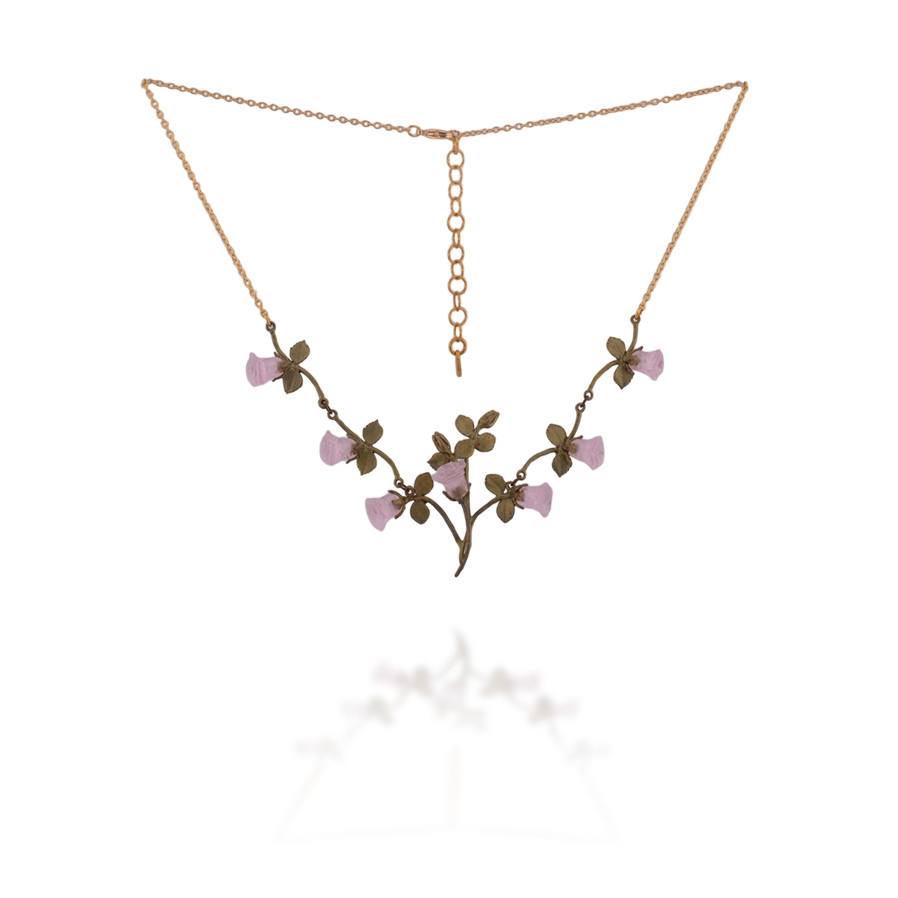 Blushing Rose Vine Necklace (Final Sale)