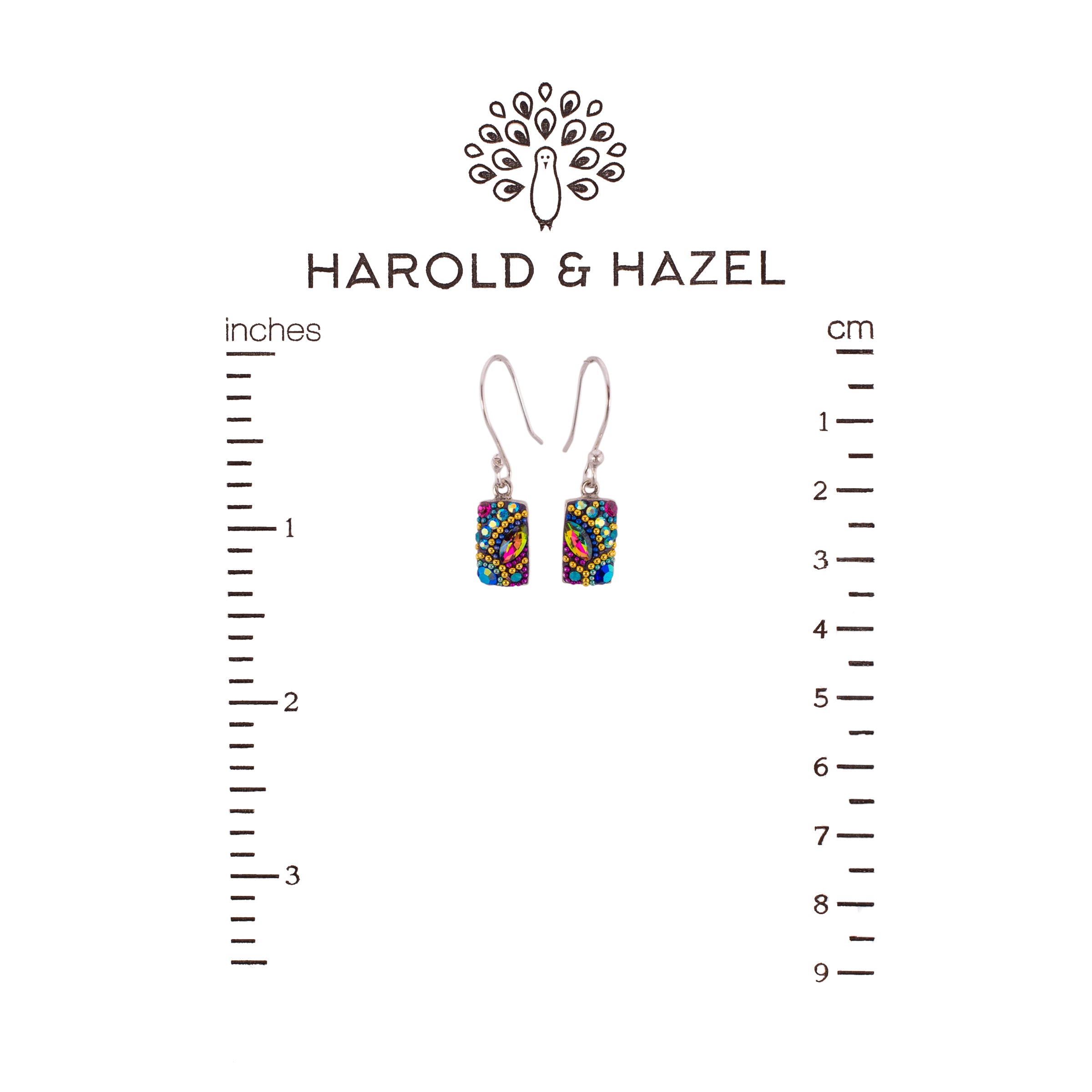 Petite Sparkle Streak Earrings (Litmus)