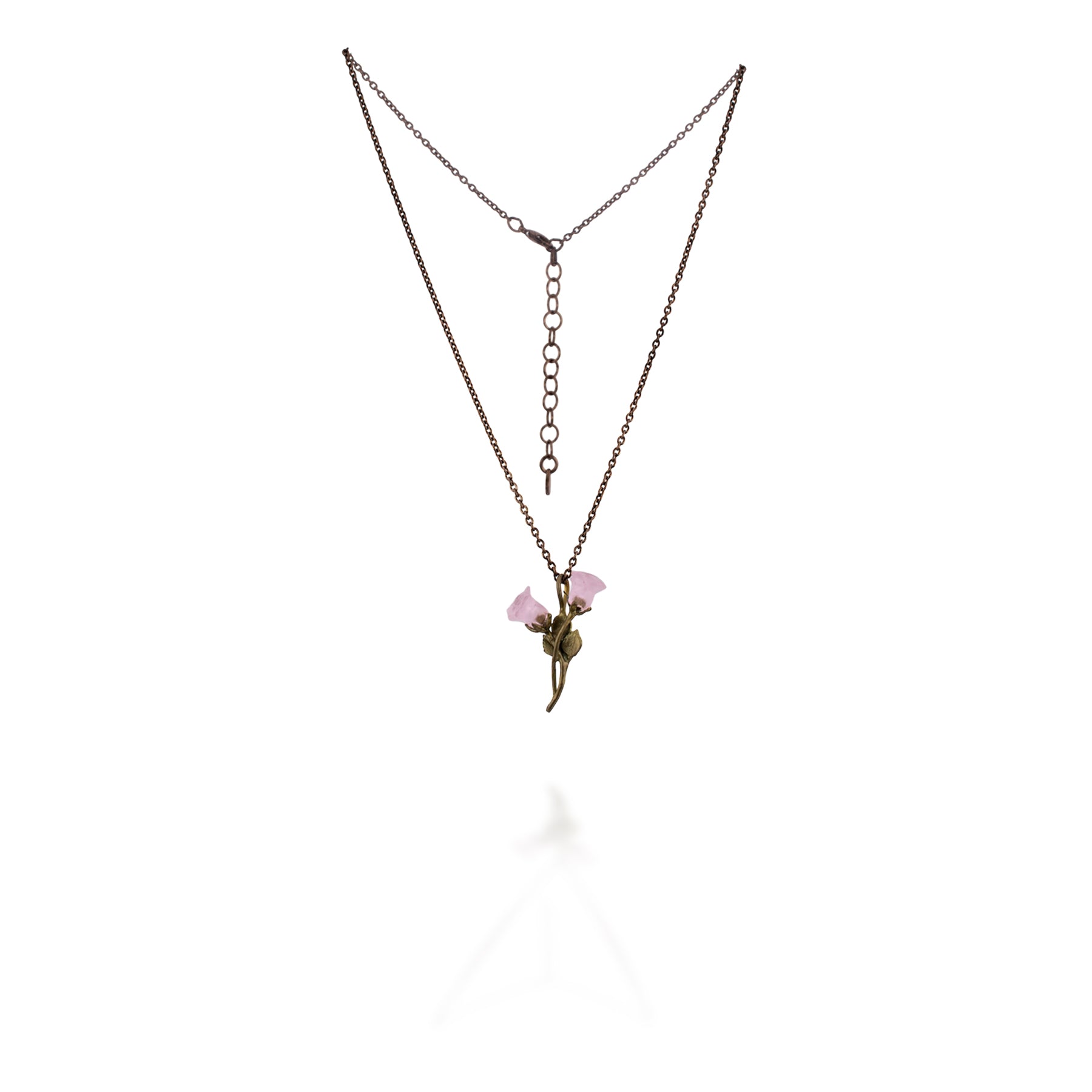 Blushing Rose Dainty Pendant (Final Sale)