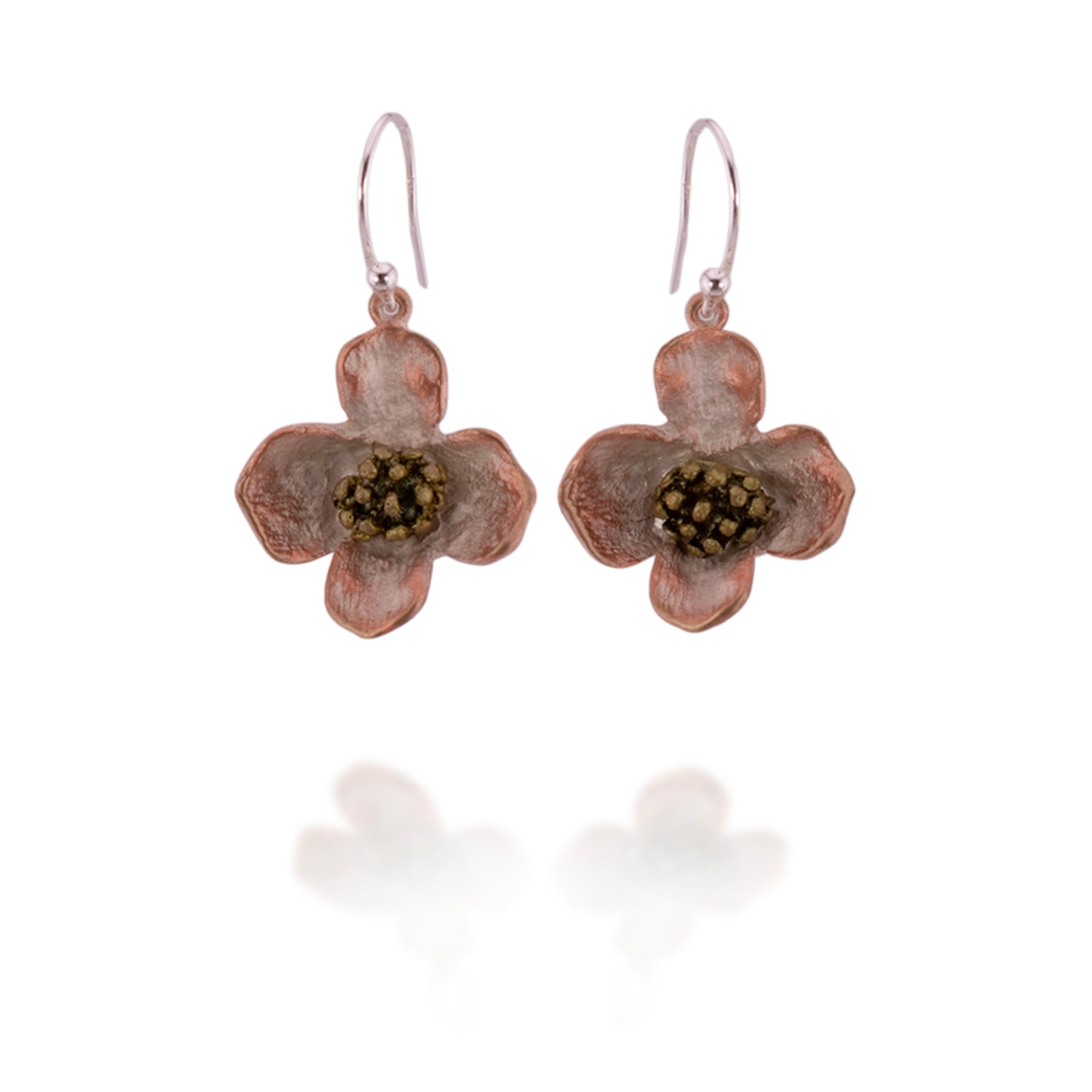 Dogwood Dimensional Earrings (Final Sale)