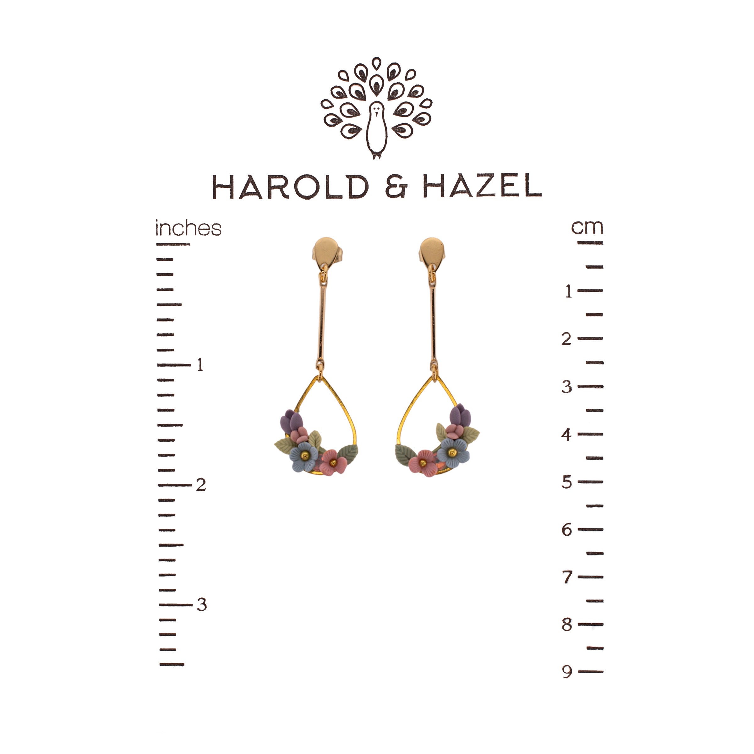 Spring Bouquet Drop Earrings