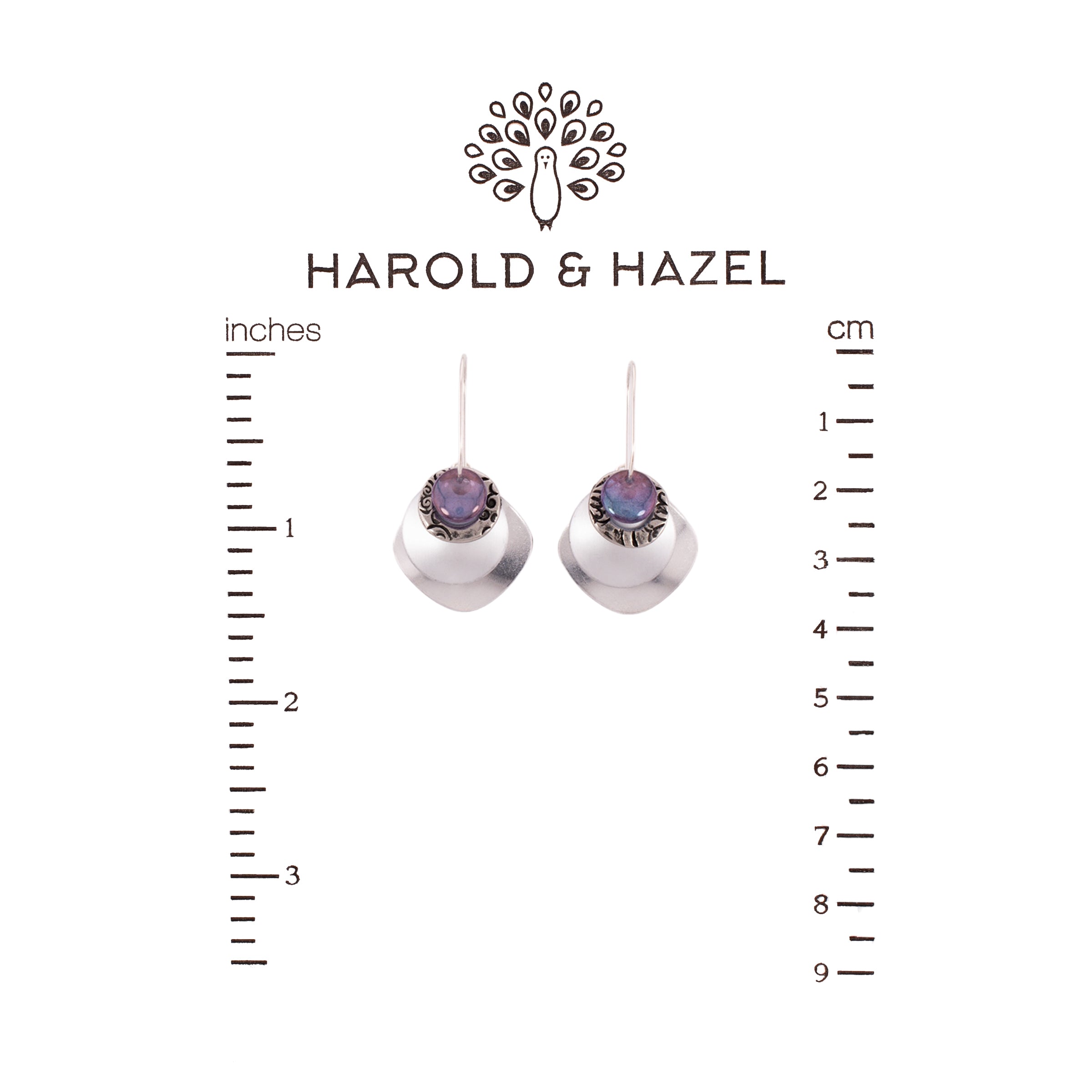 Bead Stackers Interchangeable Earrings (Silver)