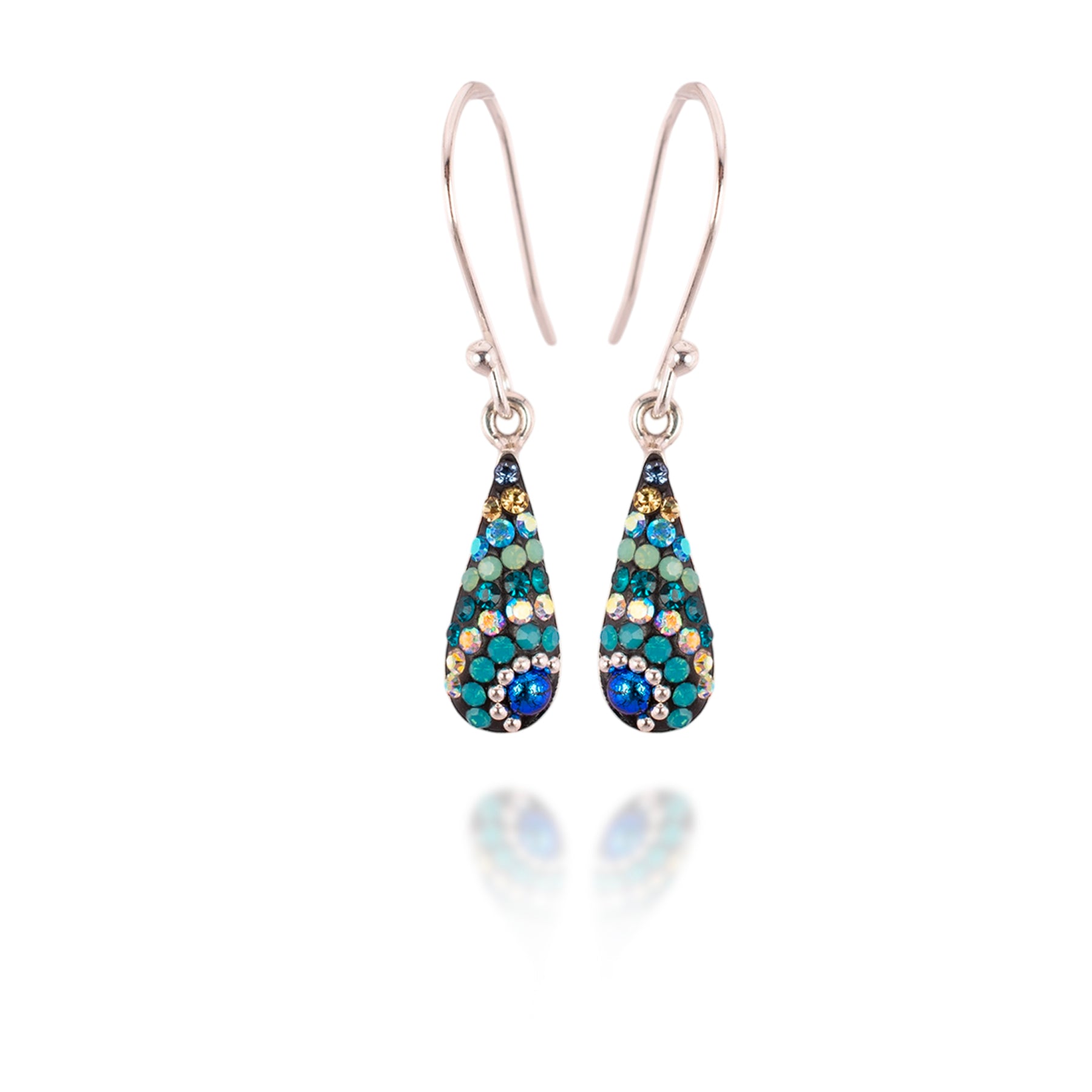 Petite Fairy Teardrop Earrings (Sky)