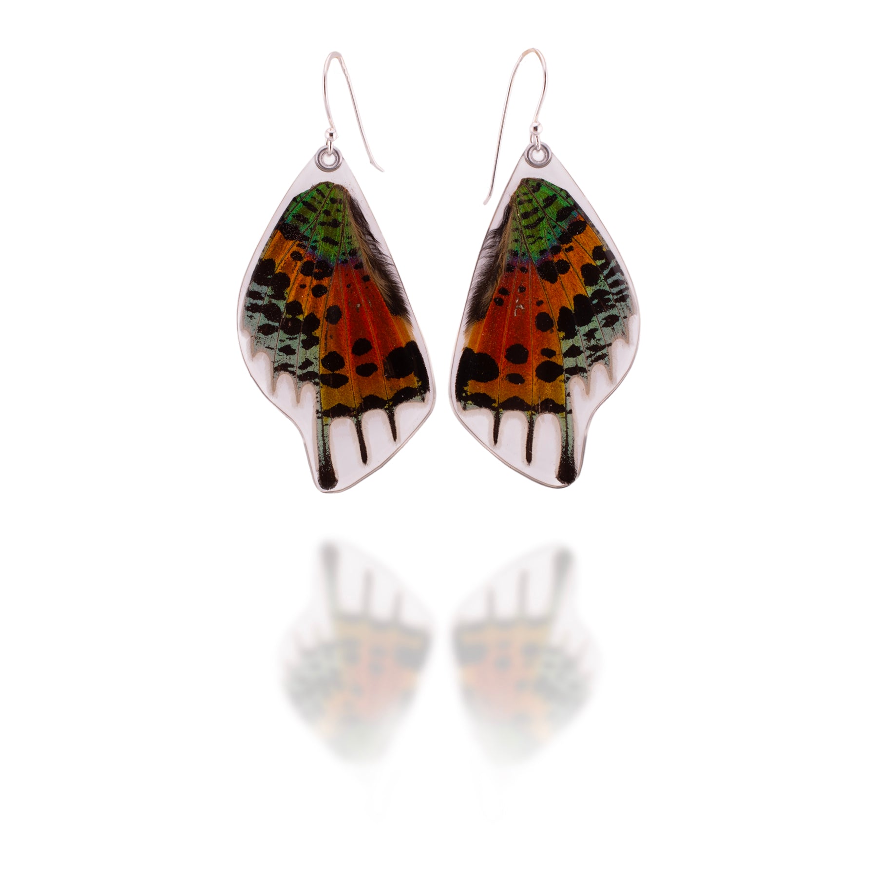 Sunset Moth Earrings