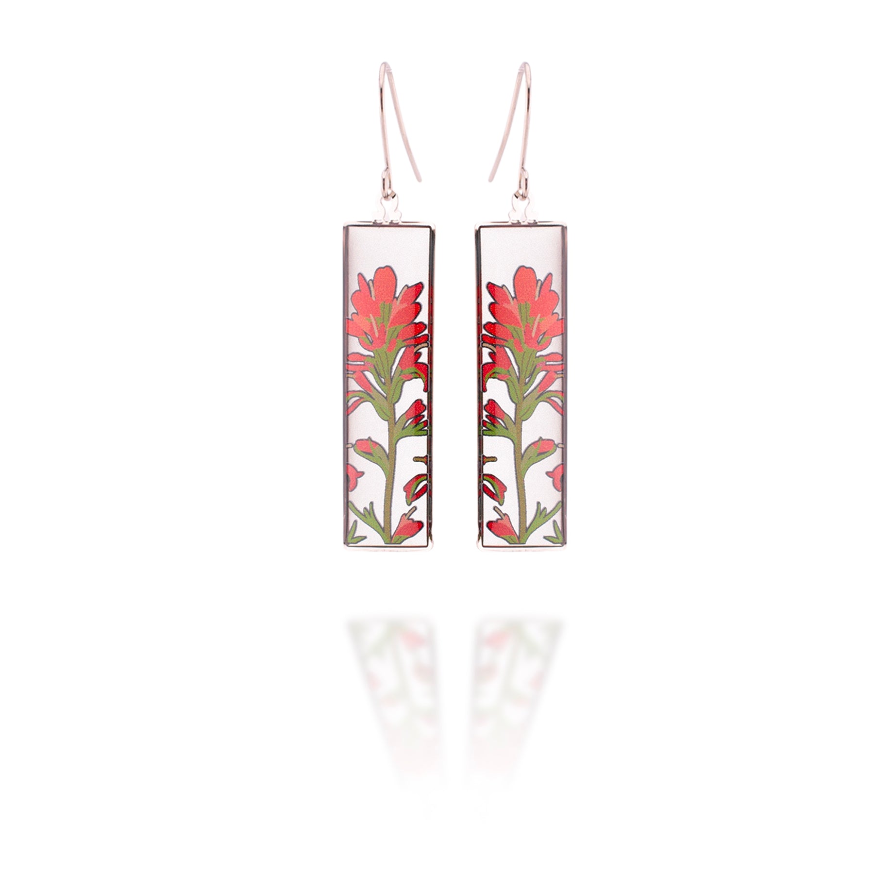 Indian Paintbrush Earrings