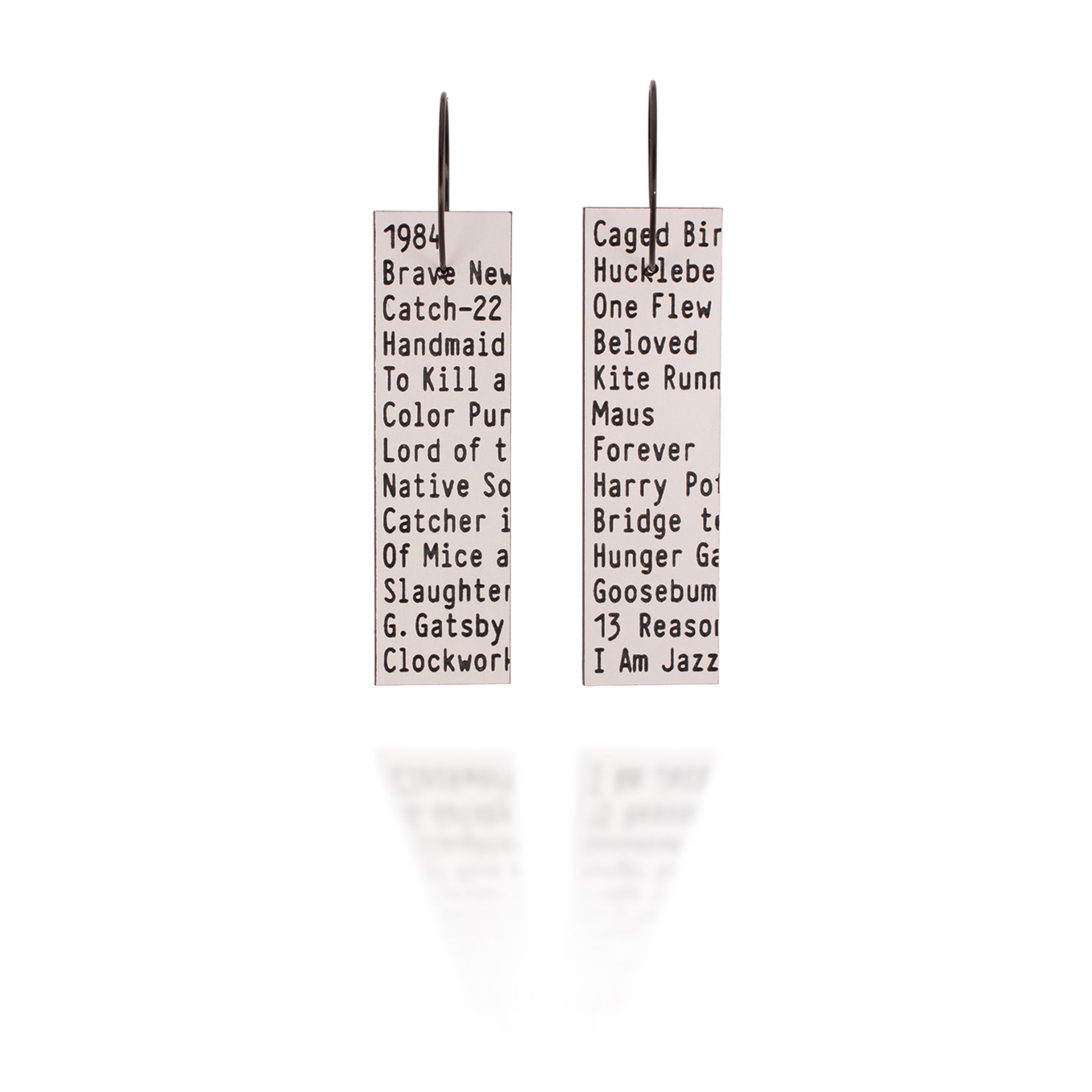 Banned Books Earrings