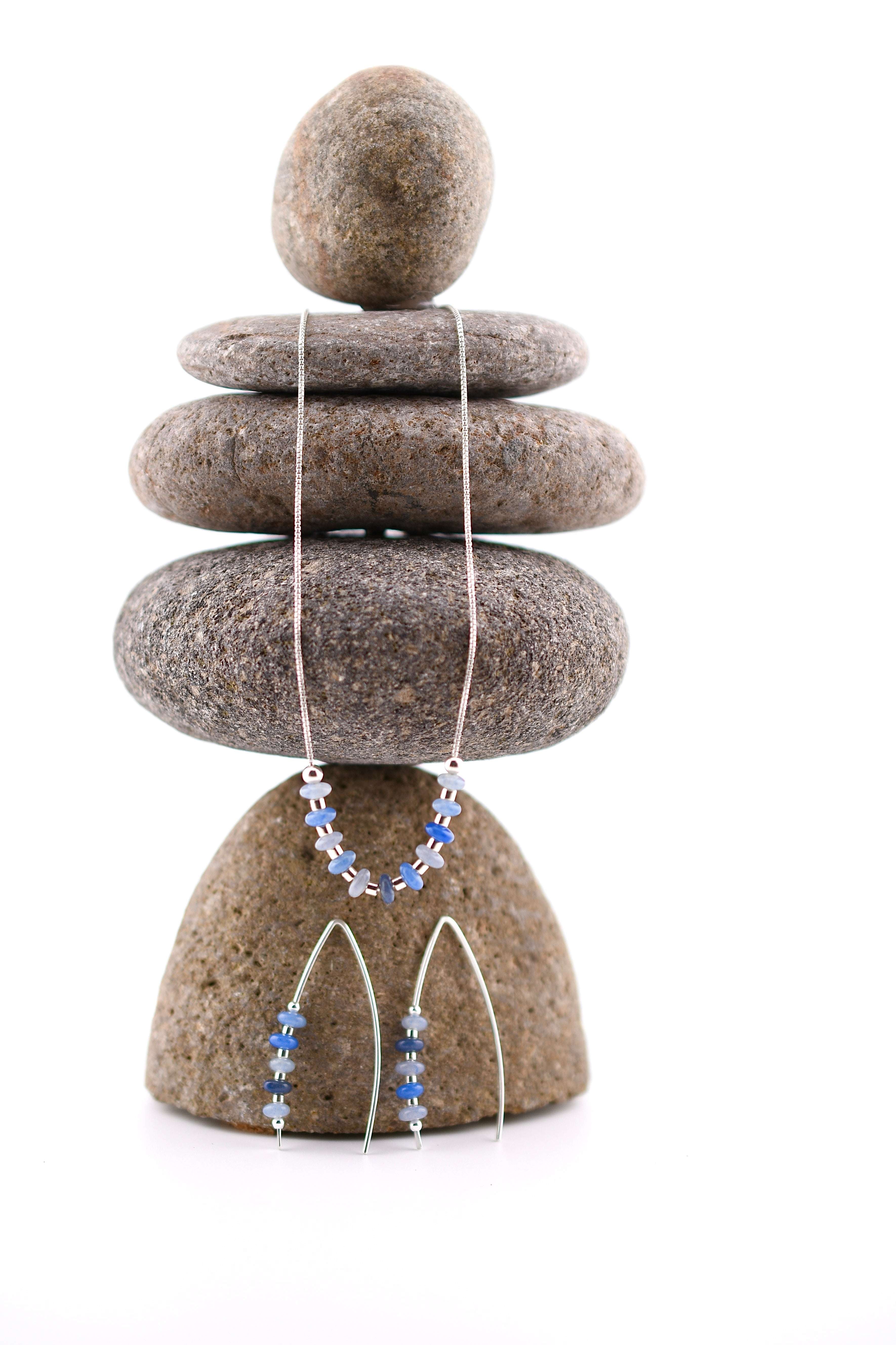 Blue Jeans Threader Earrings Bijou by SAM Harold & Hazel