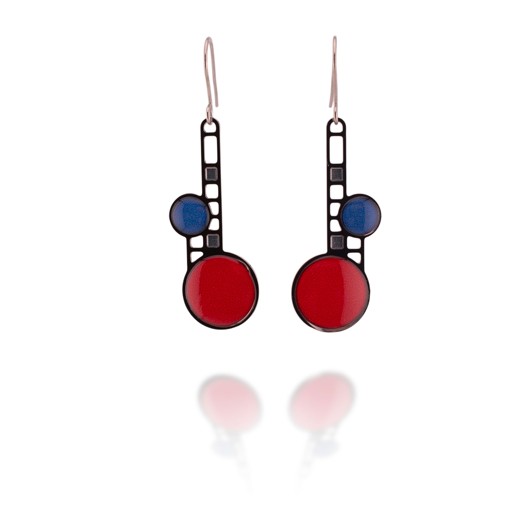 Frank Lloyd Wright Coonley House Window Earrings