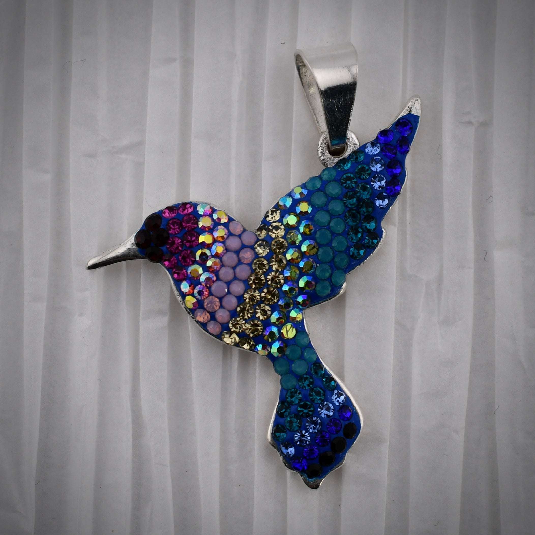 Hummingbird Necklace (Aurora) Mosaico Jewels Harold & Hazel