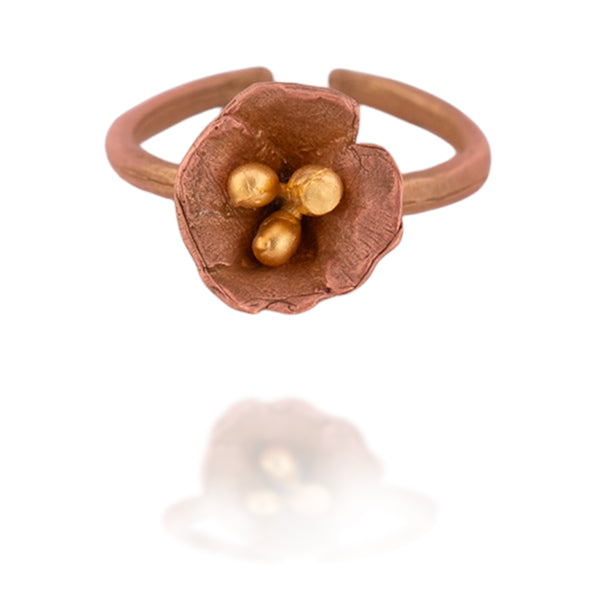 California Poppy Adjustable Ring (Final Sale)