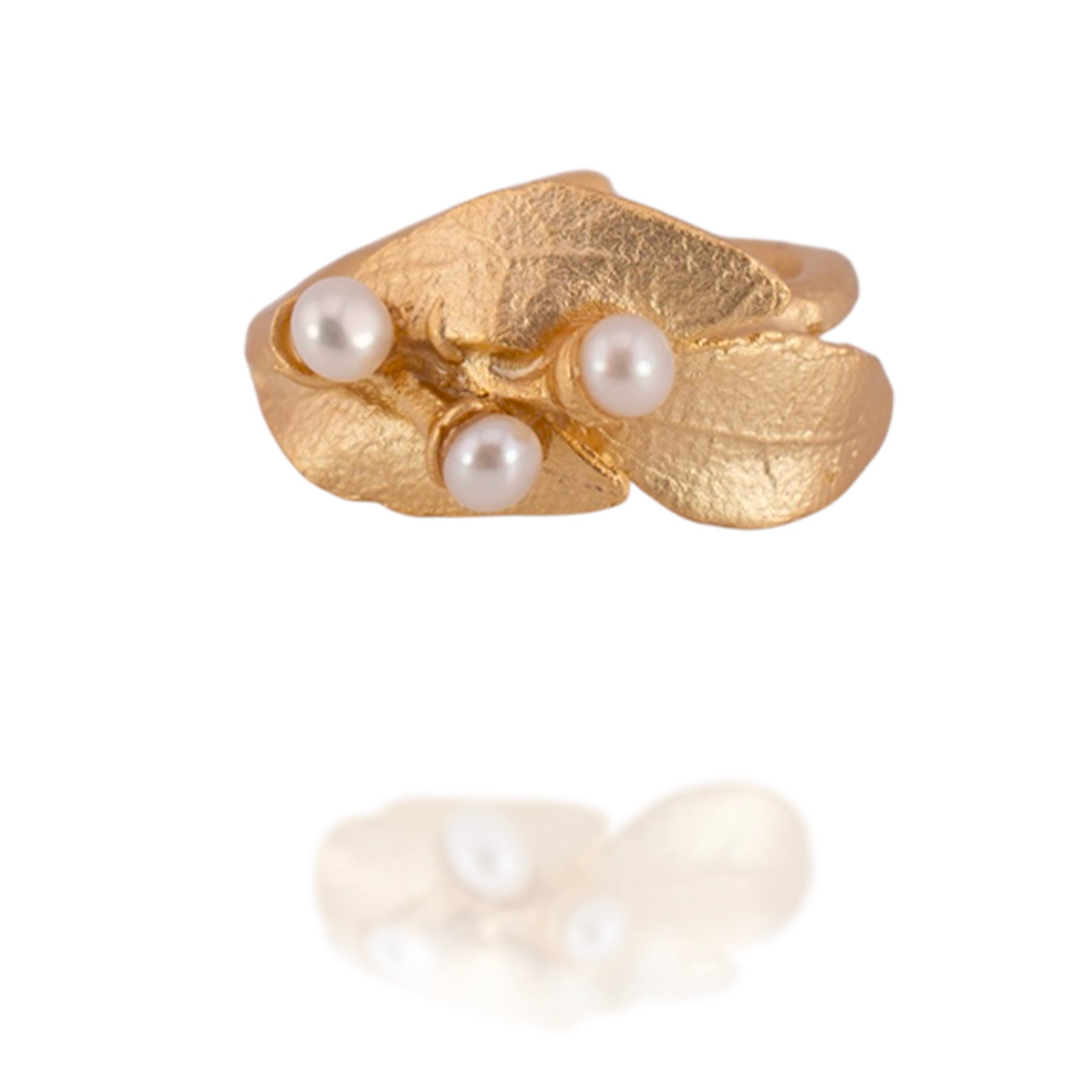 Bay Laurel Pearl Adjustable Ring (Final Sale)