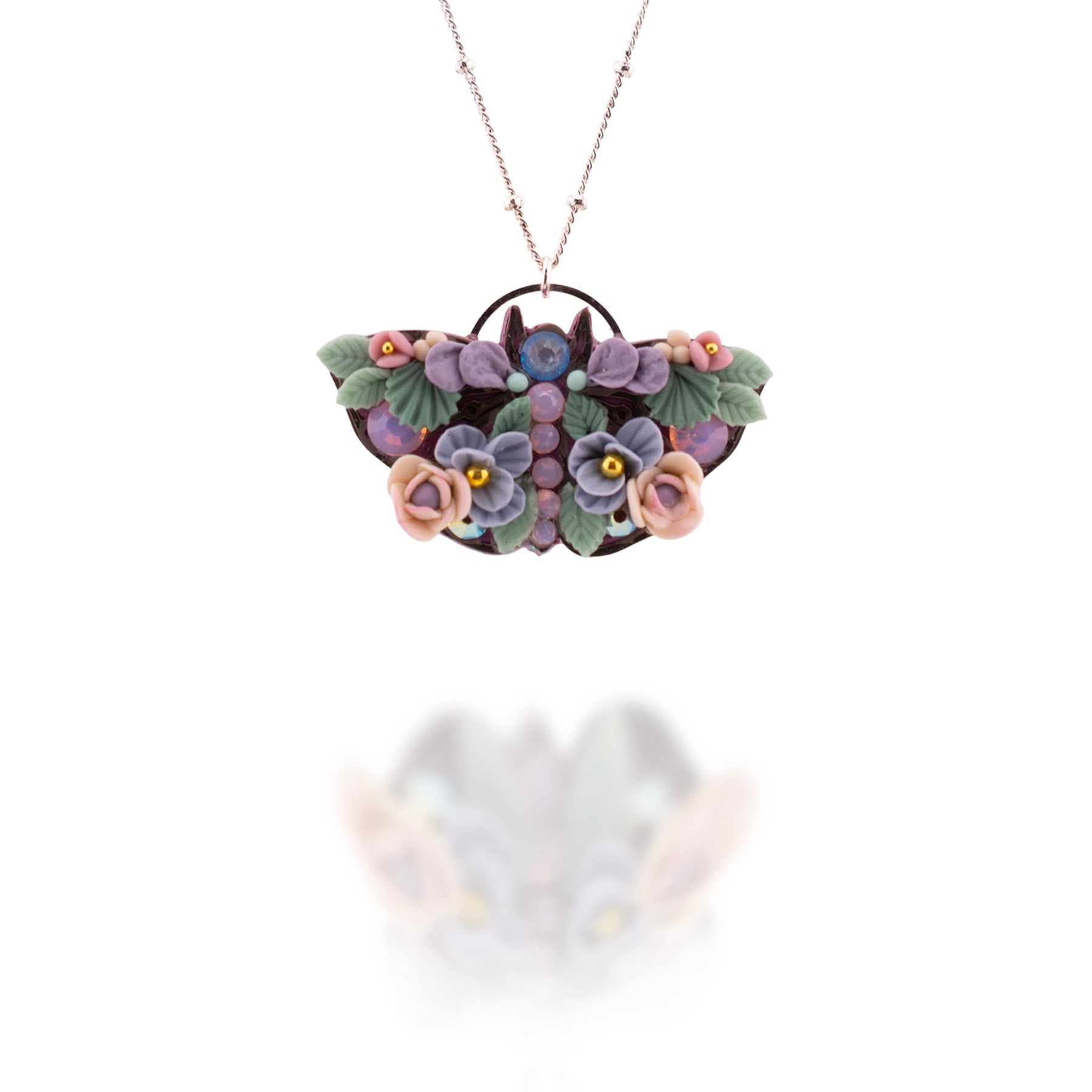 Moonlight Moth Necklace