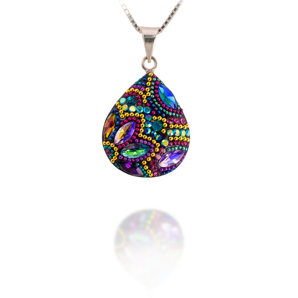 Mini Radiant Pear Necklace (Litmus)