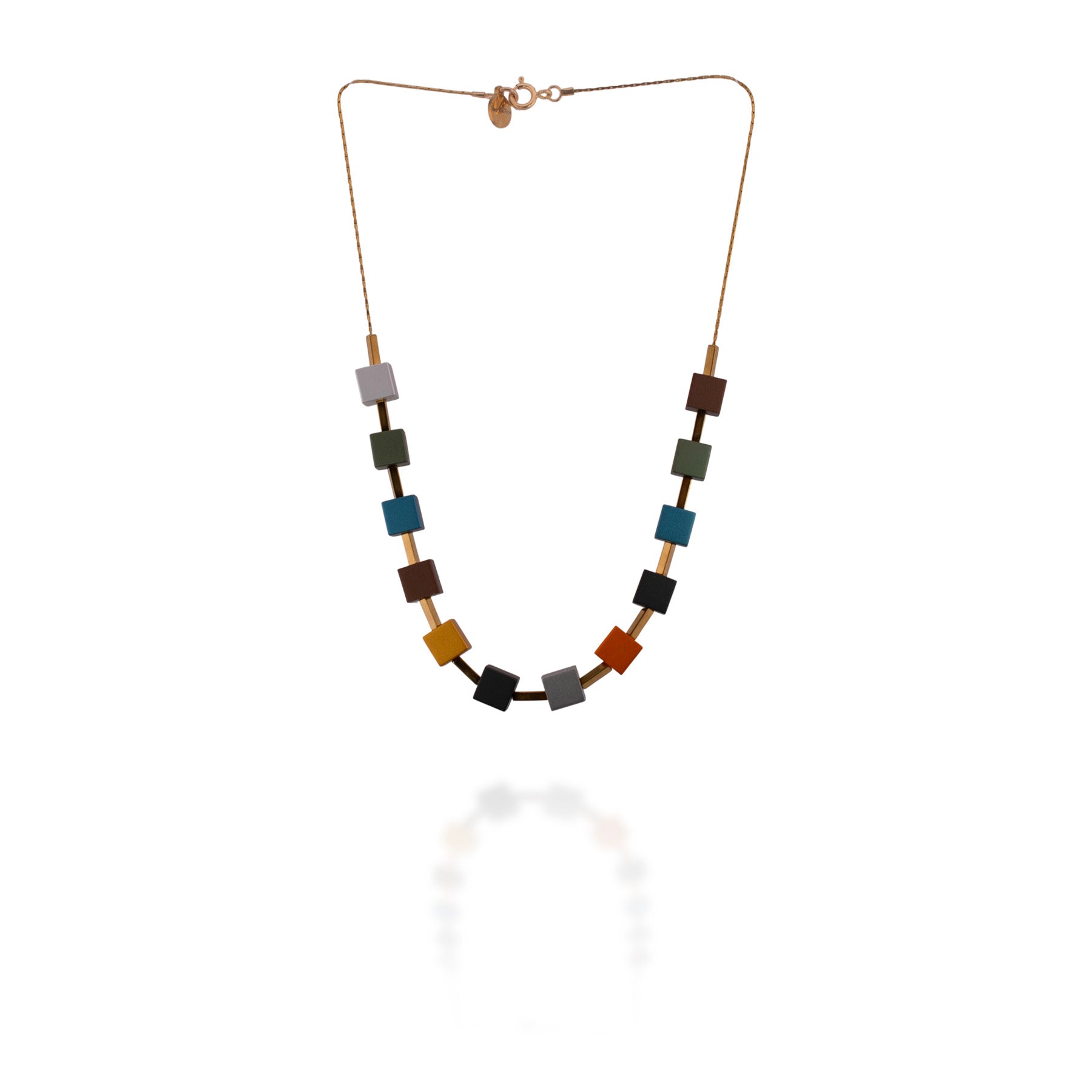 Cube Necklace (Prairie)