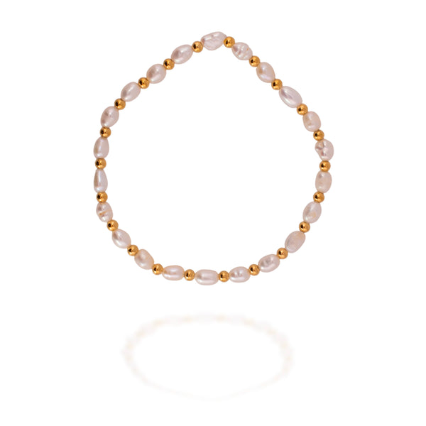 Freshwater Frost Pearl Bracelet