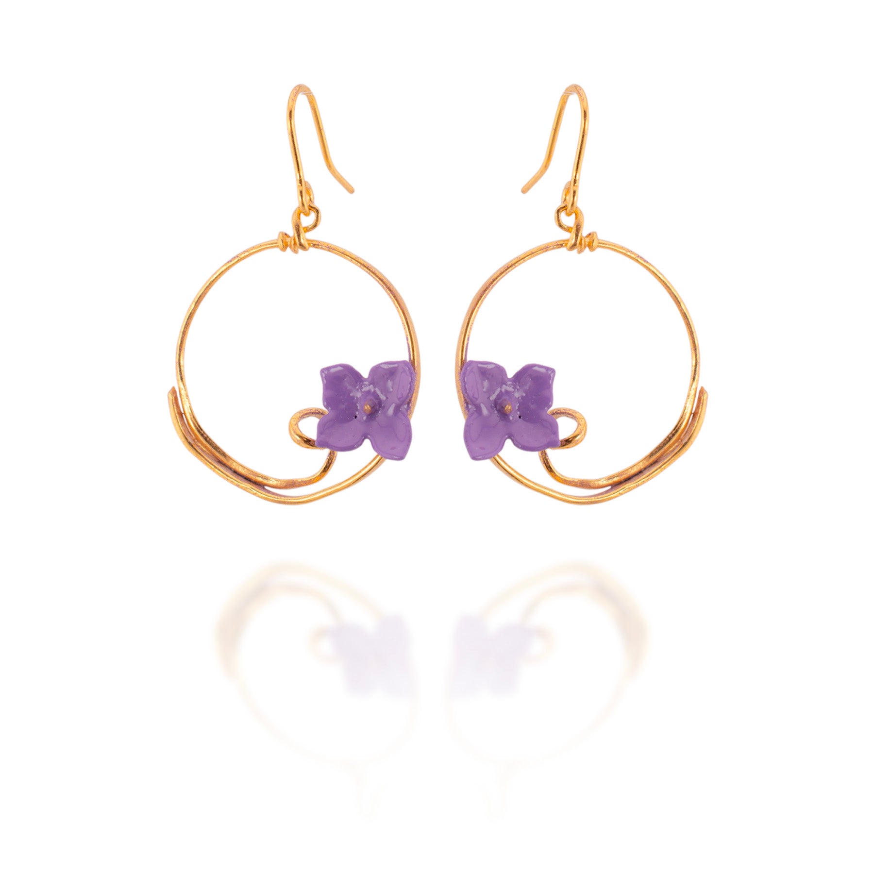 Lilac Vines Earrings