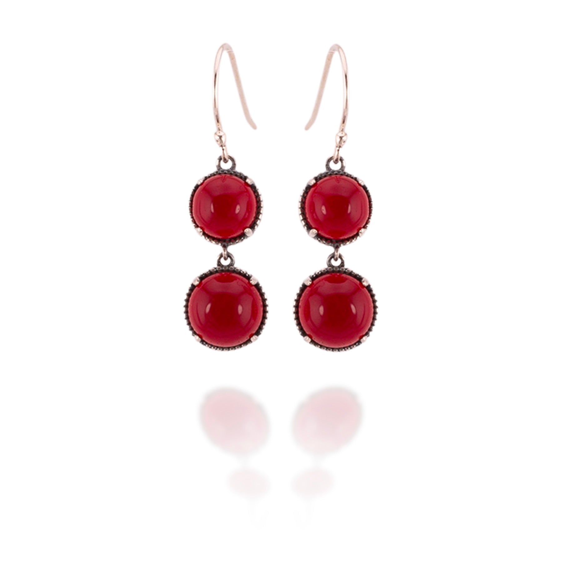 Double Take Earrings (Ruby) ♻️