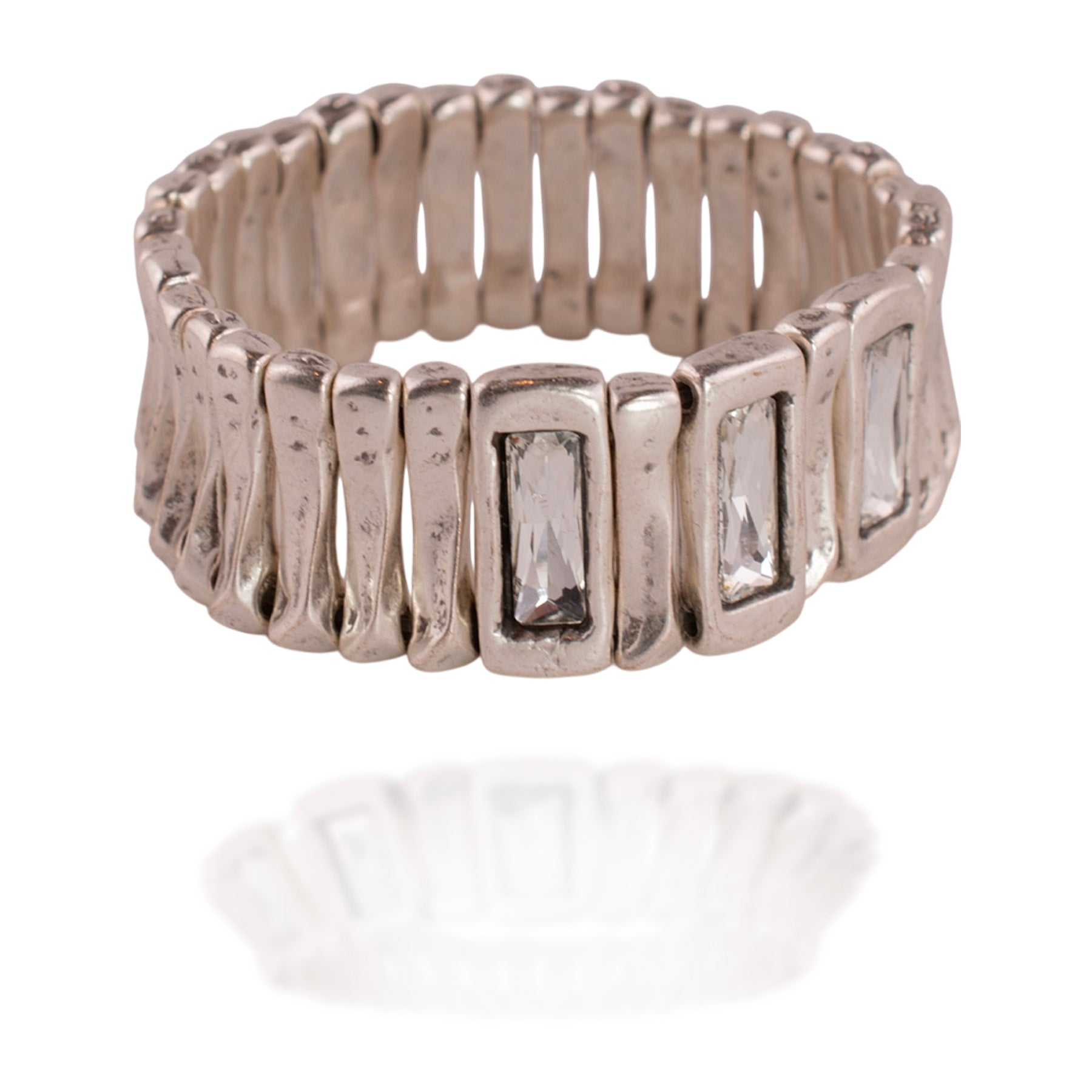 Steel & Sparkle Bracelet