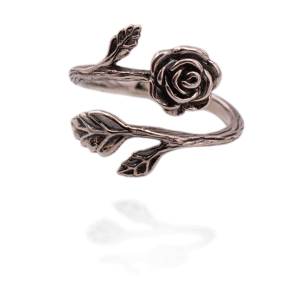 Wild Rose Adjustable Ring