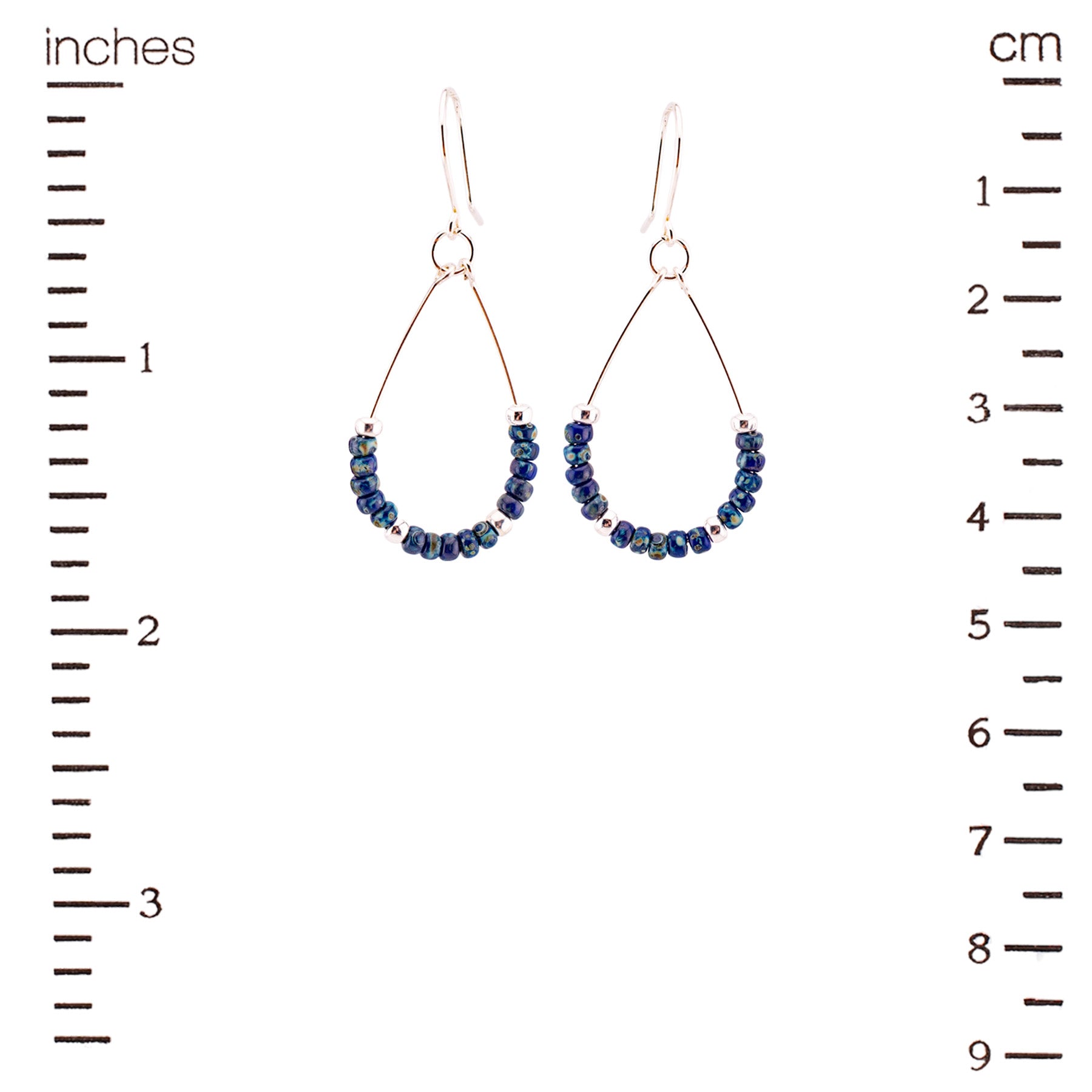 Riverbend Earrings (Deep Blue)