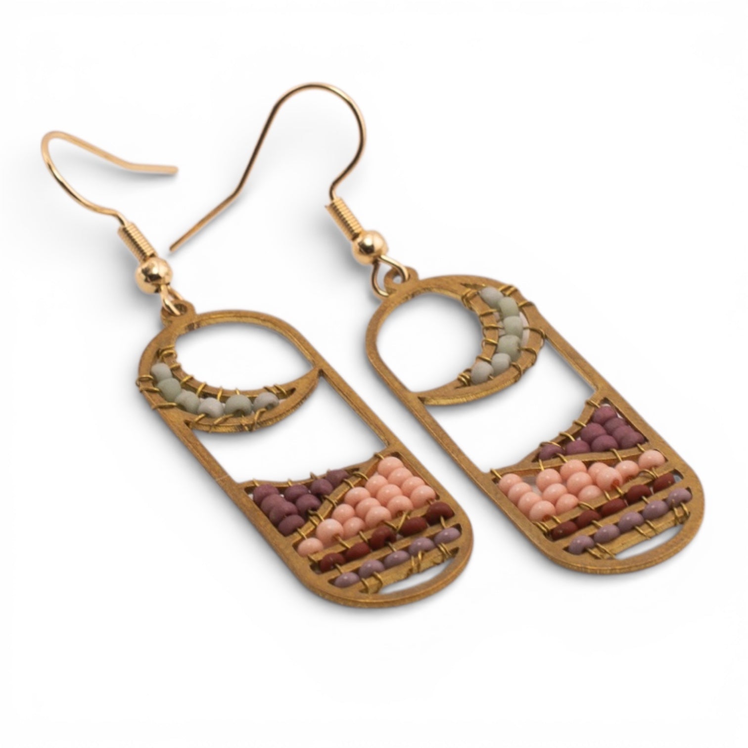 Moonrise Earrings (Desert Blush)