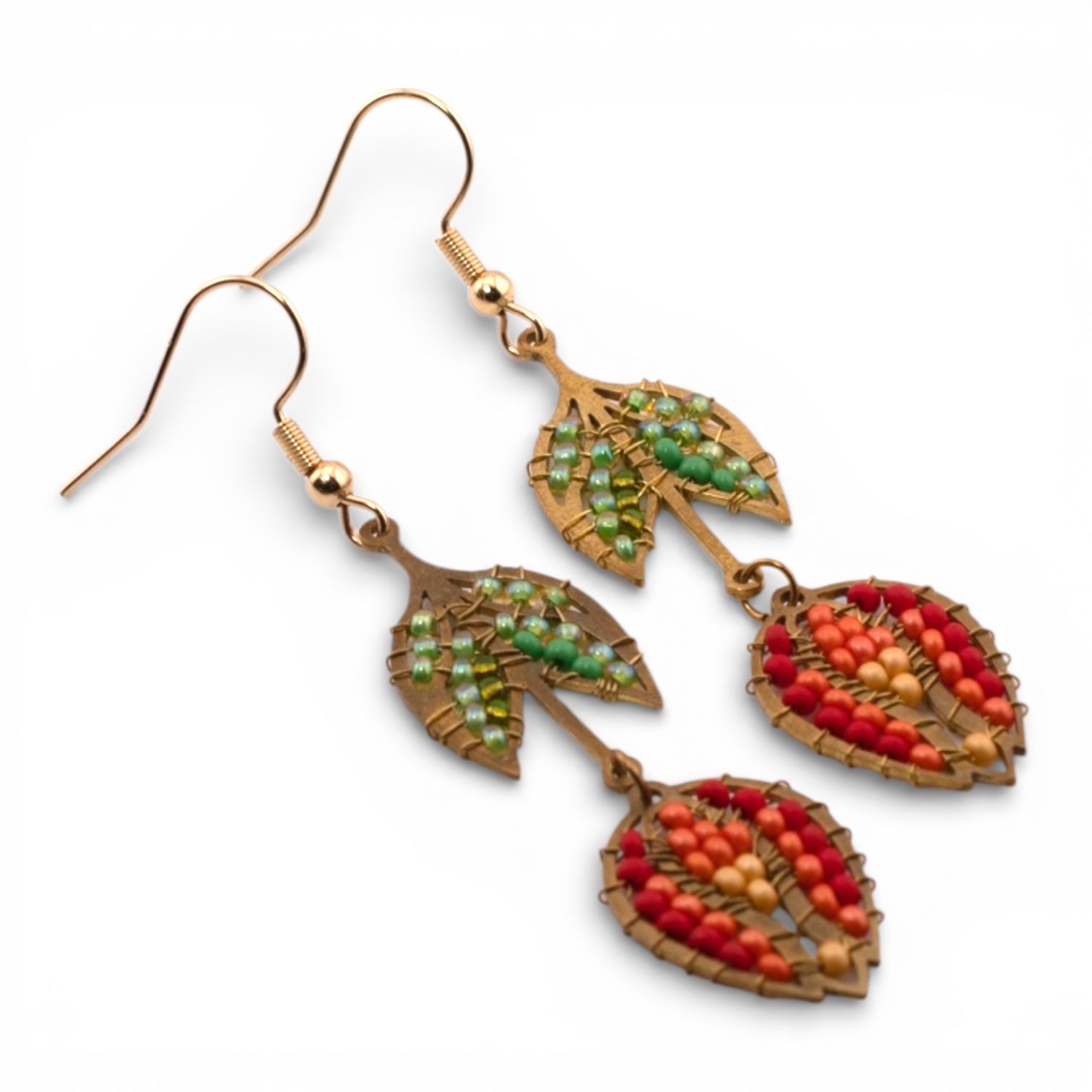 Windflower Earrings (Sunset Bloom)
