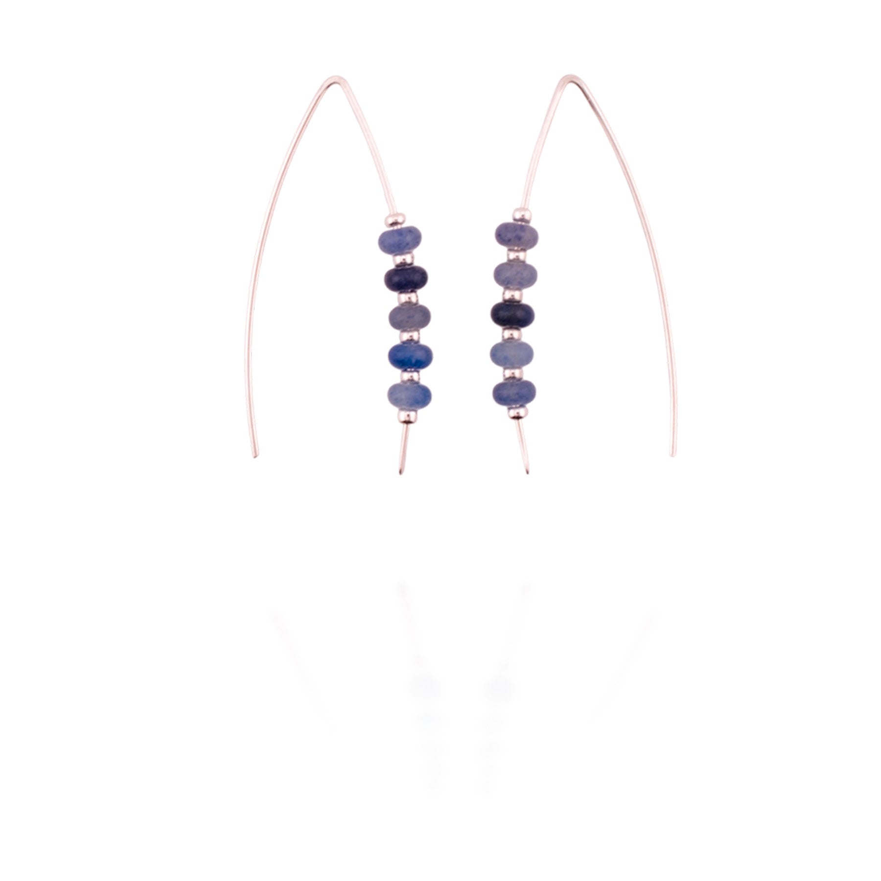 Blue Jeans Threader Earrings
