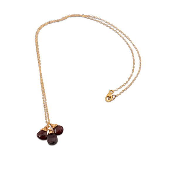 Crimson Cascade Necklace
