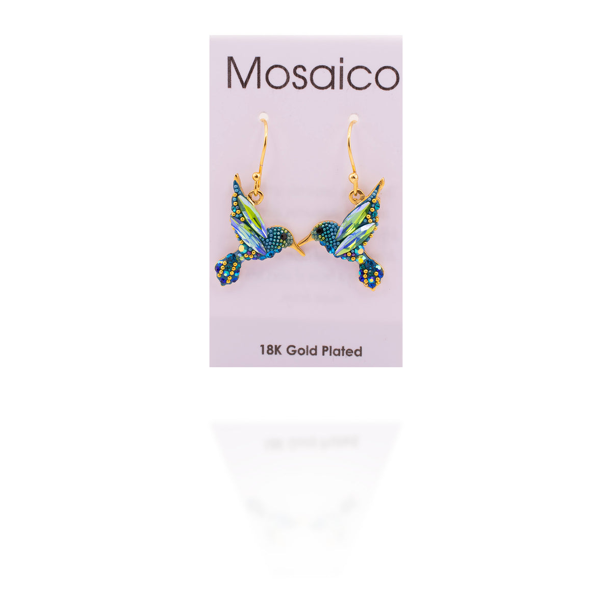 Hummingbird Earrings (Golden Breeze)