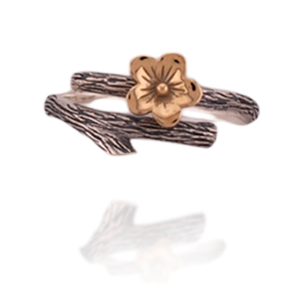 Cherry Blossom Adjustable Ring