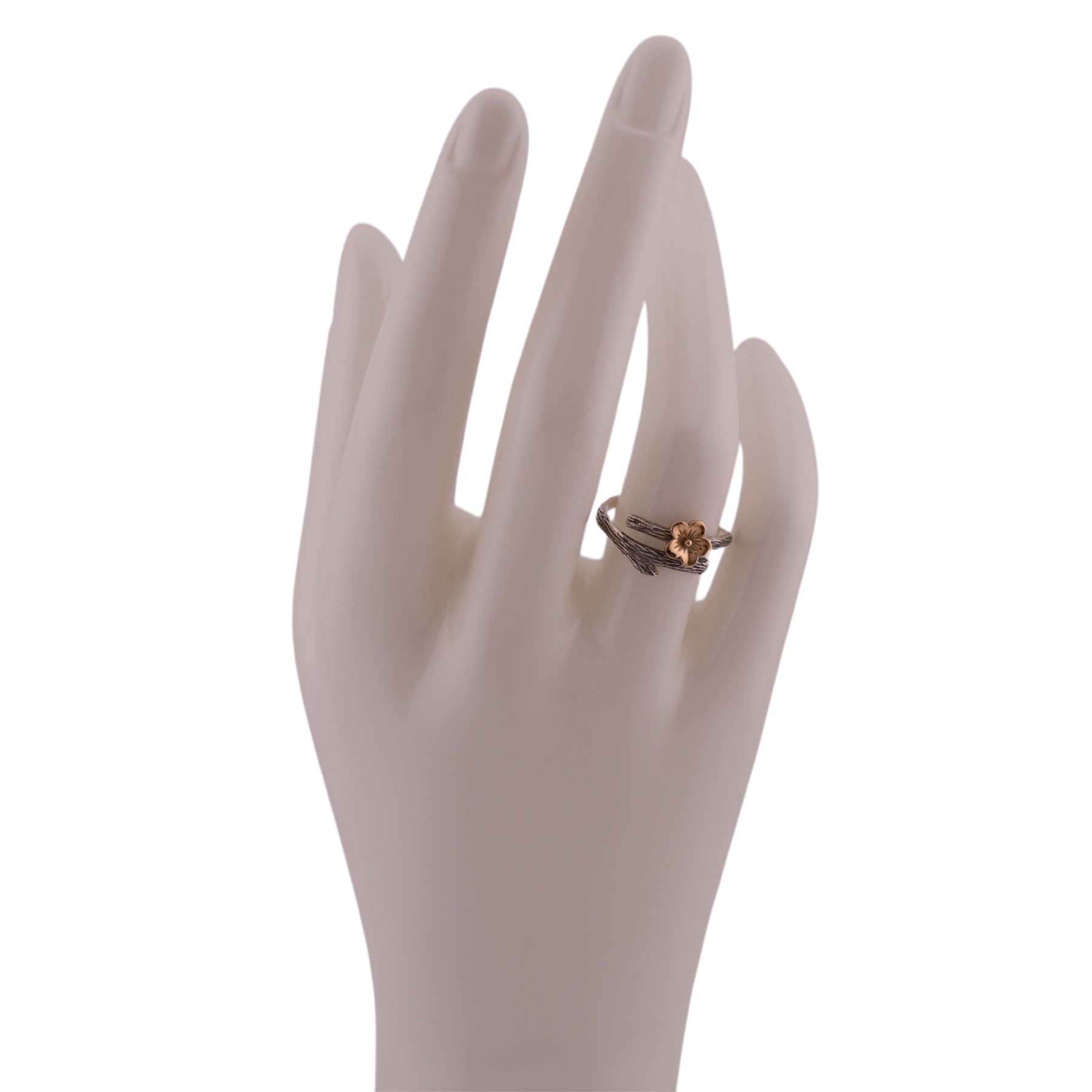 Cherry Blossom Adjustable Ring