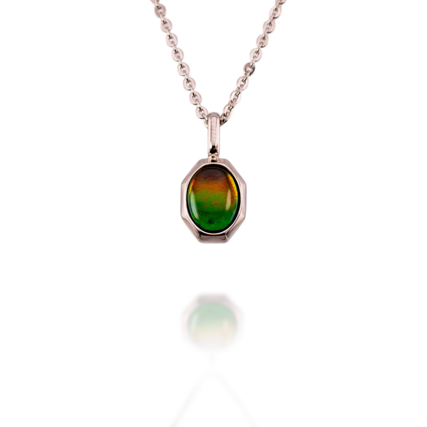 Ammolite Oval Pendant (Final Sale)