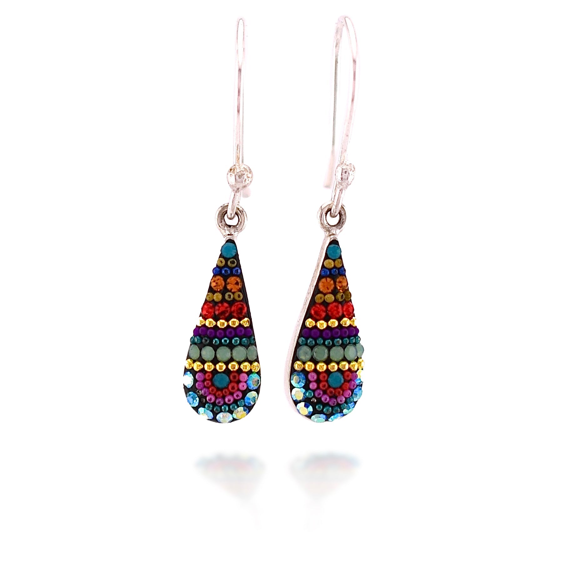 Petite Fairy Teardrop Earrings (Kaleidescope) Mosaico Jewels Harold & Hazel