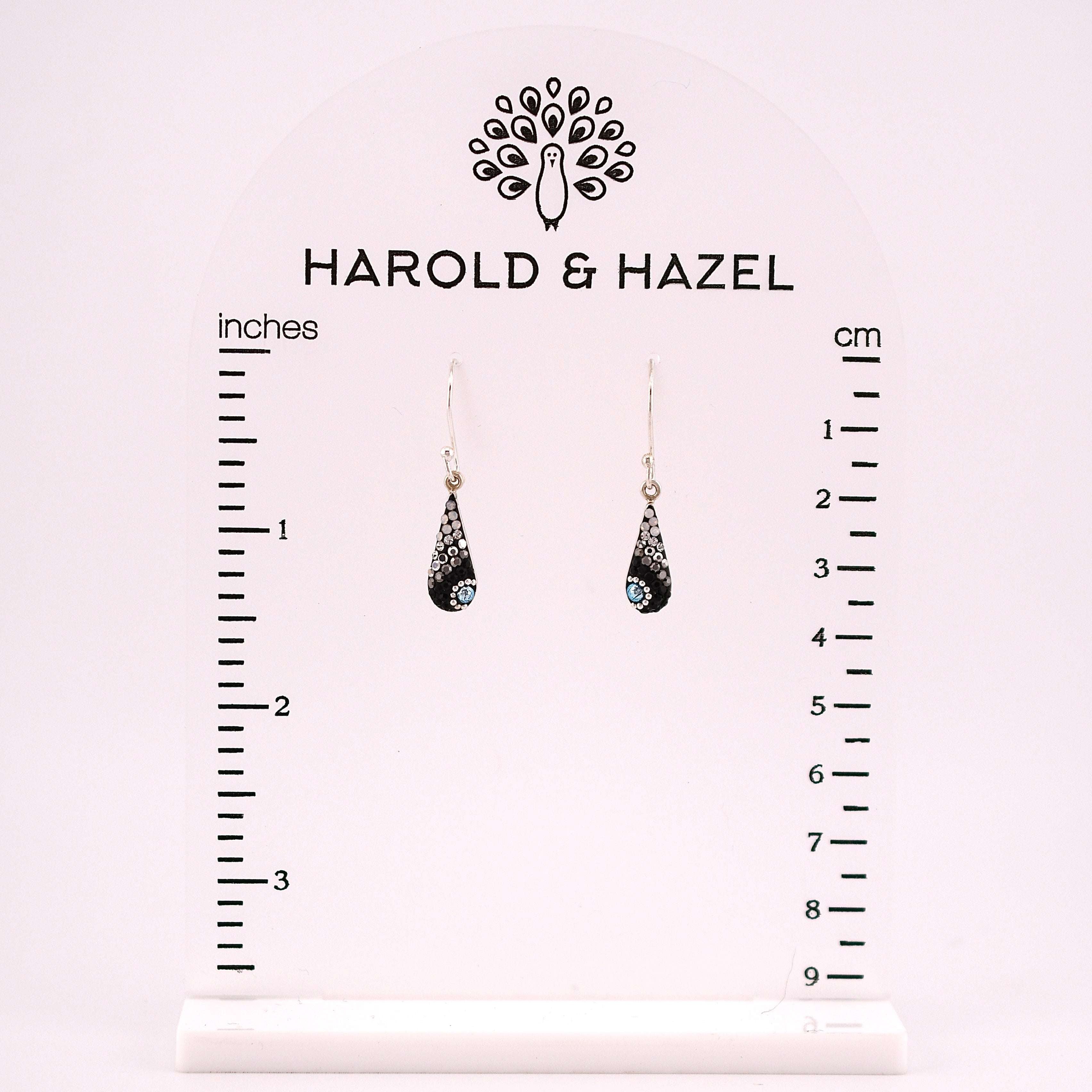 Petite Fairy Teardrop Earrings (Onix) Mosaico Jewels Harold & Hazel