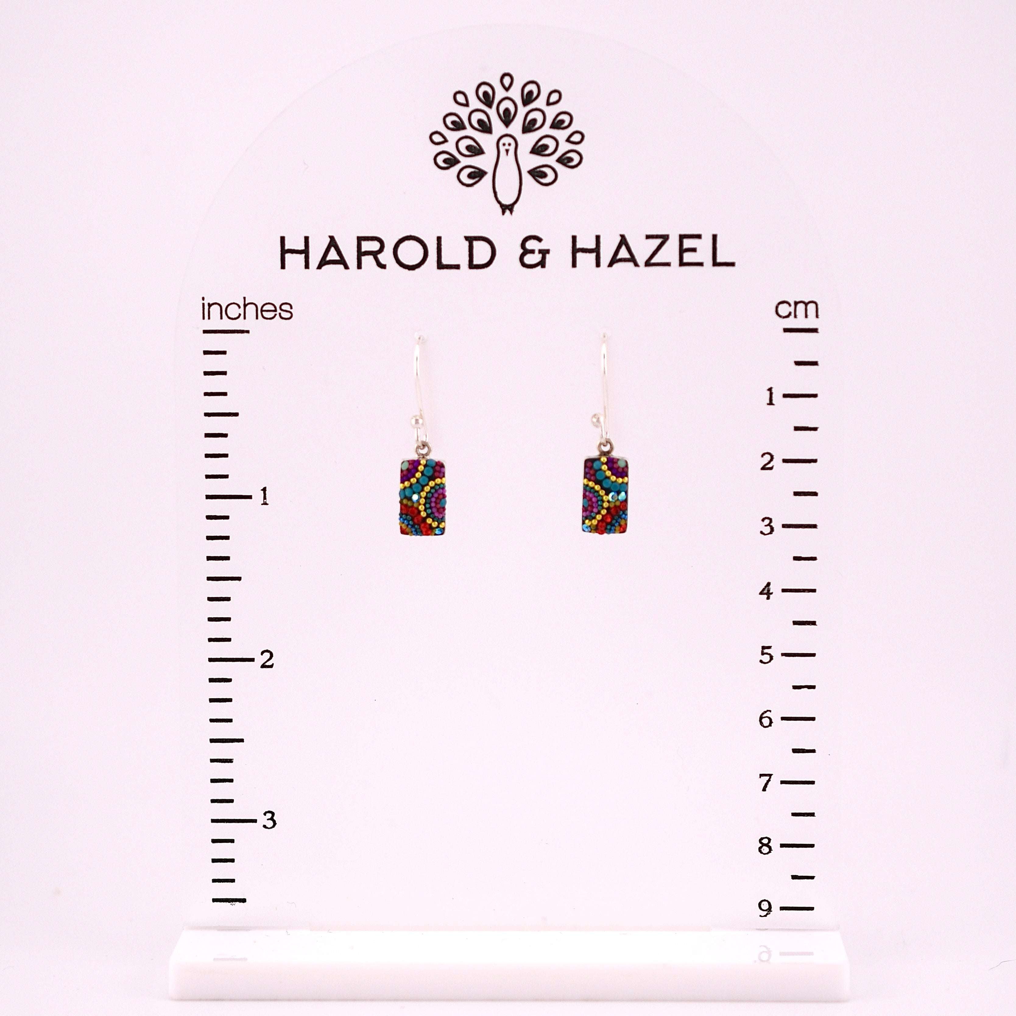 Petite Sparkle Streak Earrings (Kaleidescope) Mosaico Jewels Harold & Hazel
