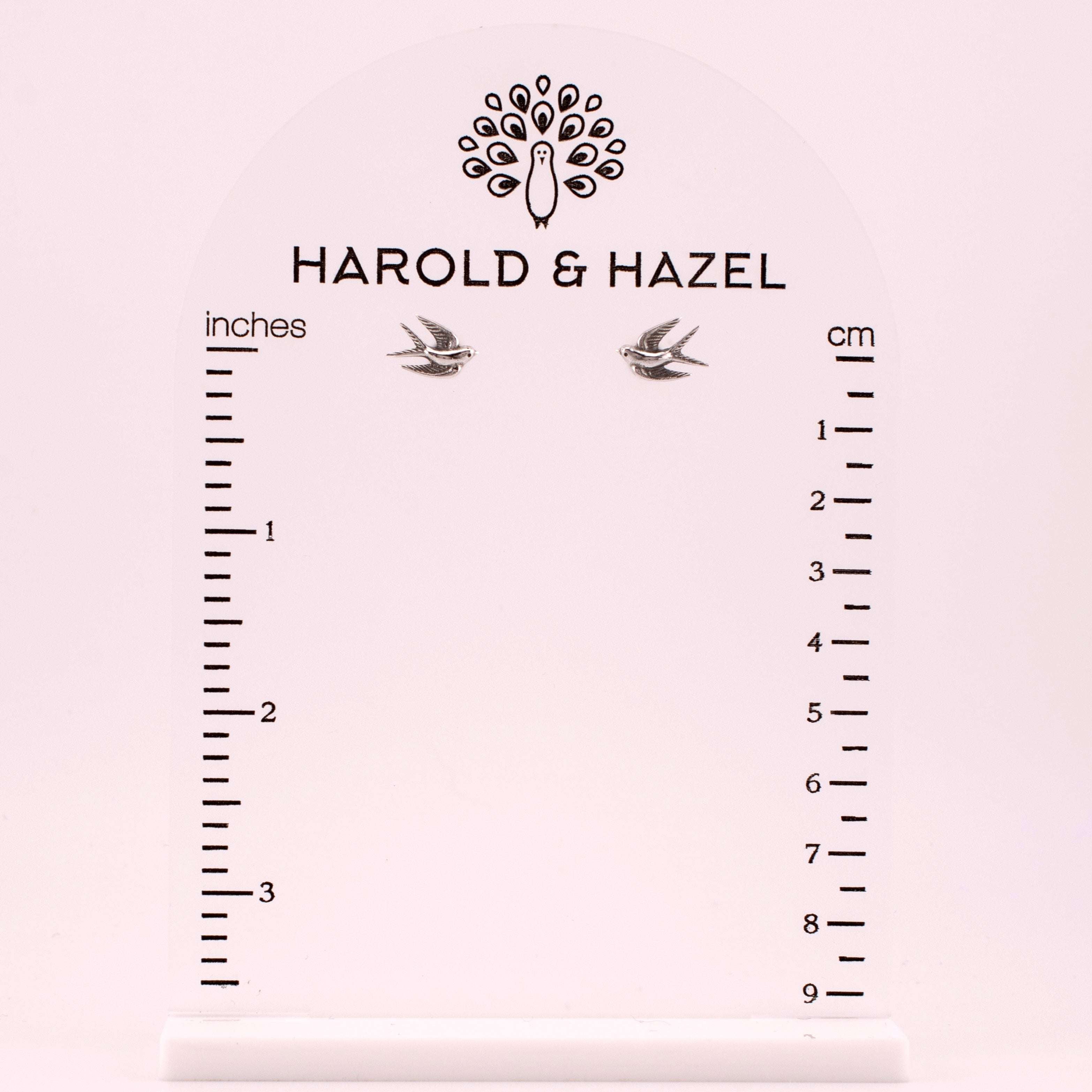 Sterling Silver Swallow Post Earrings Nina Designs Harold & Hazel