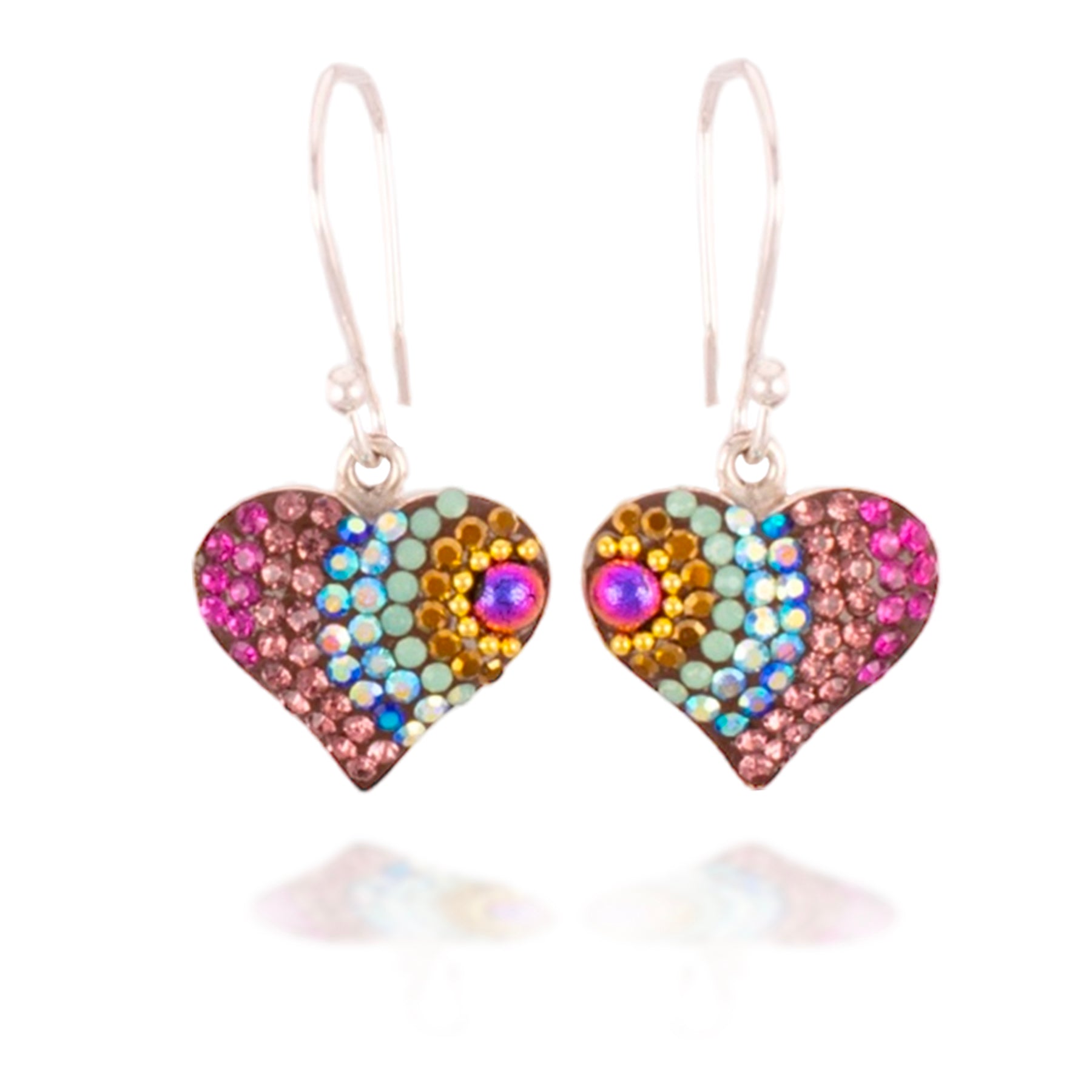 Vibrant Heart Earrings (Twilight) Mosaico Jewels Harold & Hazel