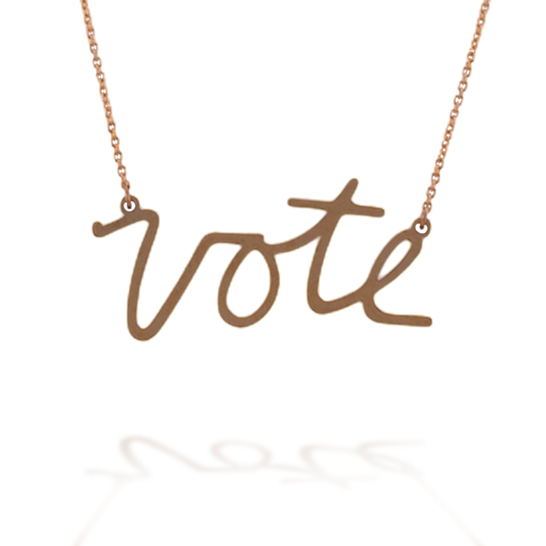 Vote Necklace Larissa Loden Harold & Hazel