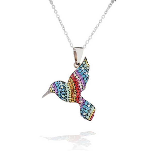 Hummingbird Necklace (Kaleidescope)