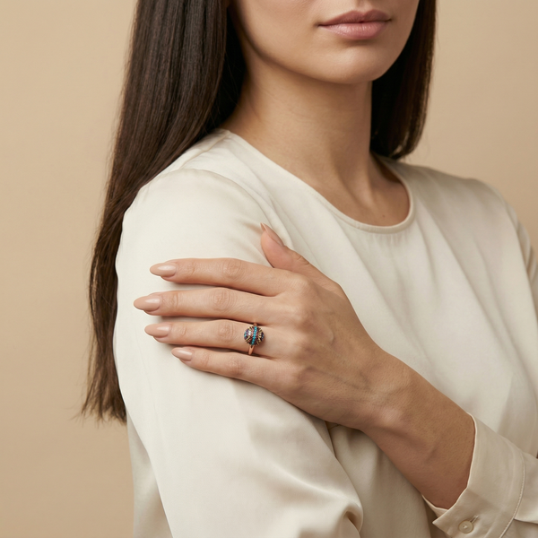 Stardance Adjustable Ring (Kaleiedescope)