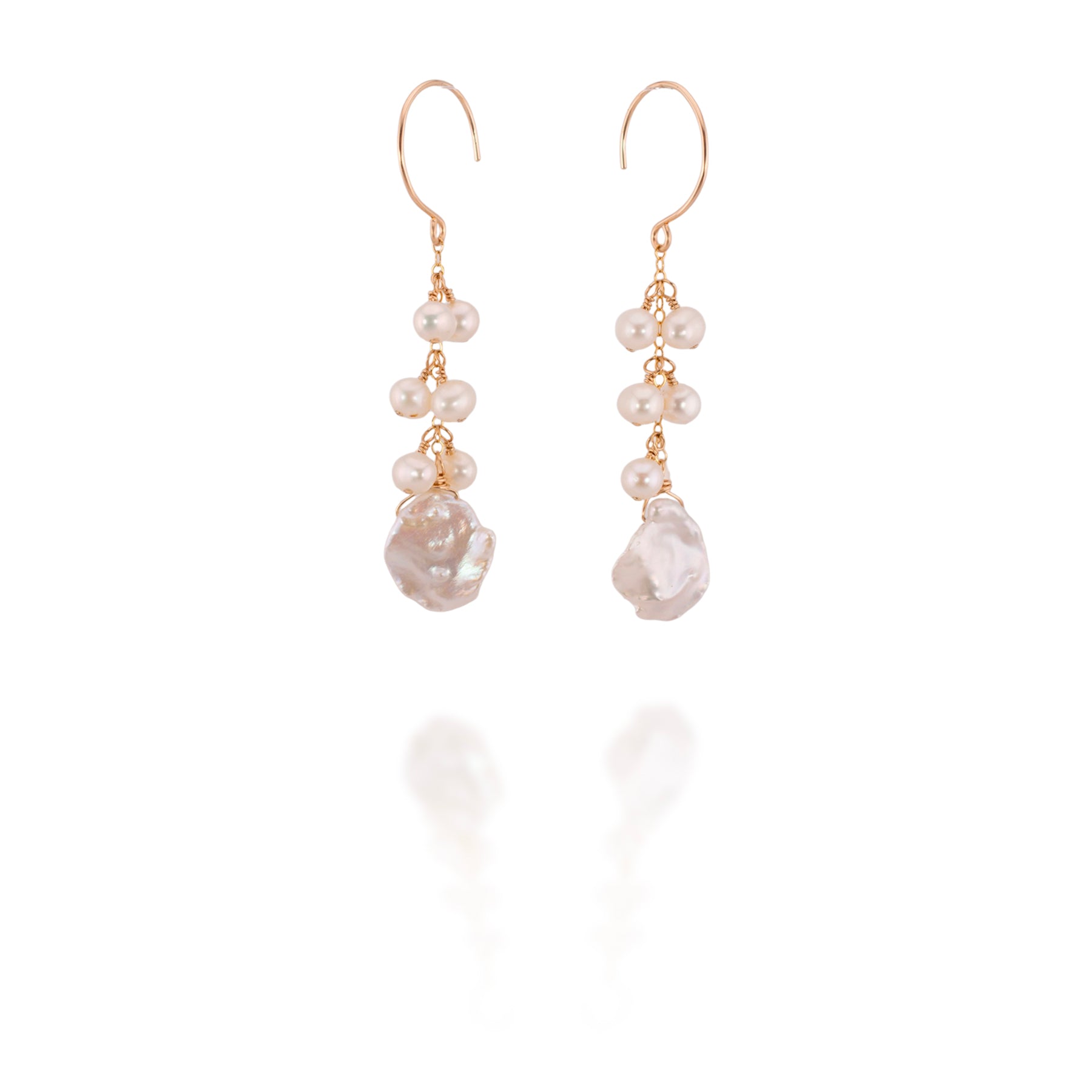 Pearl Samba Earrings (Gold-Filled)