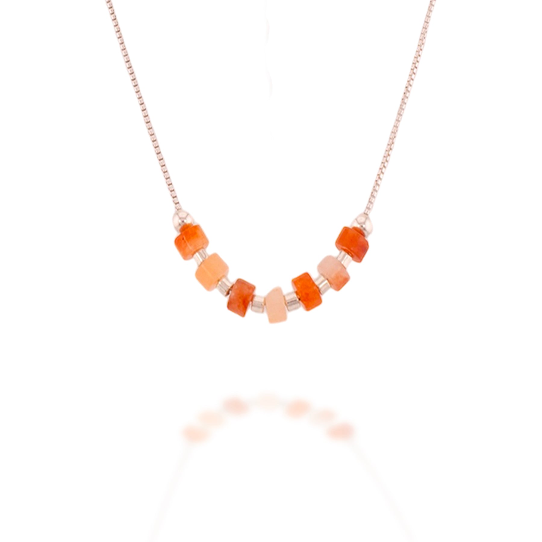 Sterling Silver Carnelian Necklace