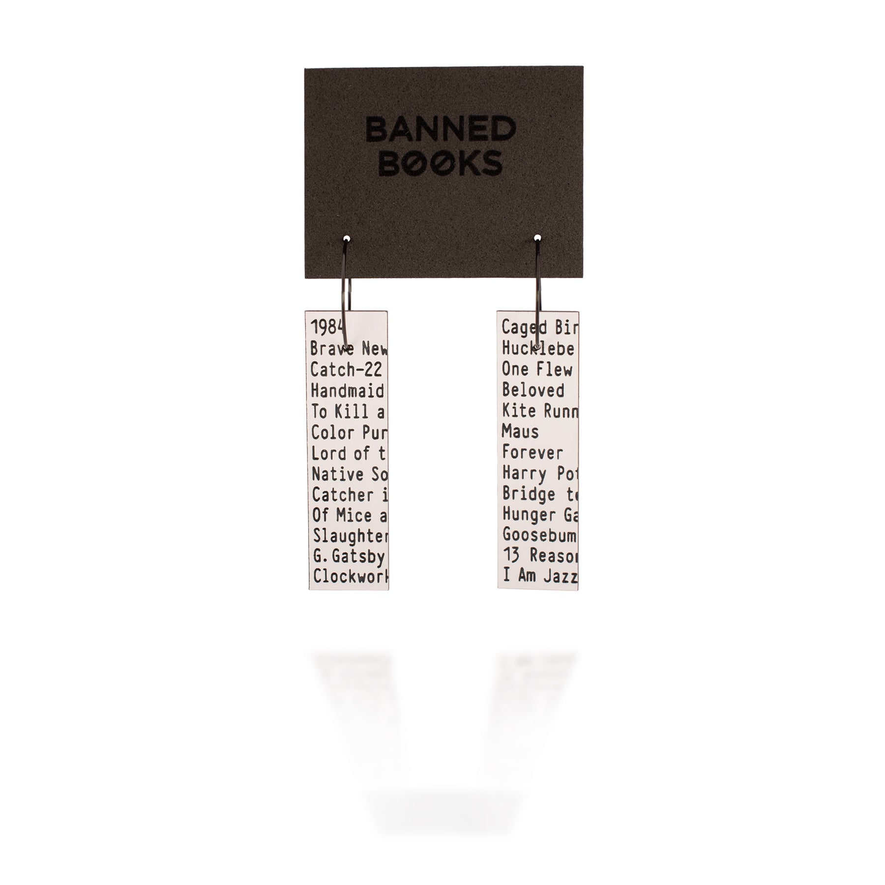 Banned Books Earrings